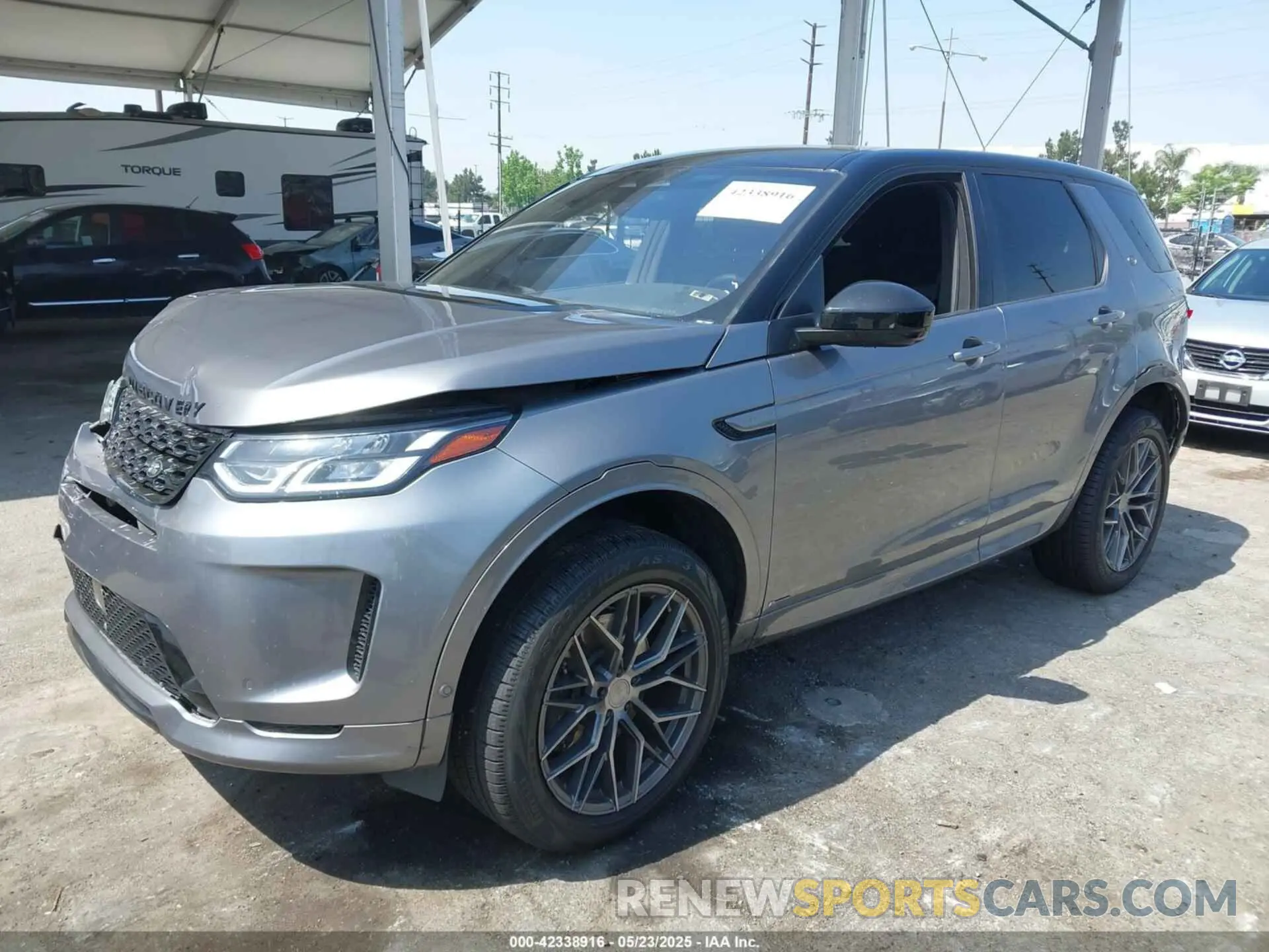 2 fotografías del automóvil dañado SALCT2FX1MH884101 LAND ROVER DISCOVERY SPORT 2021