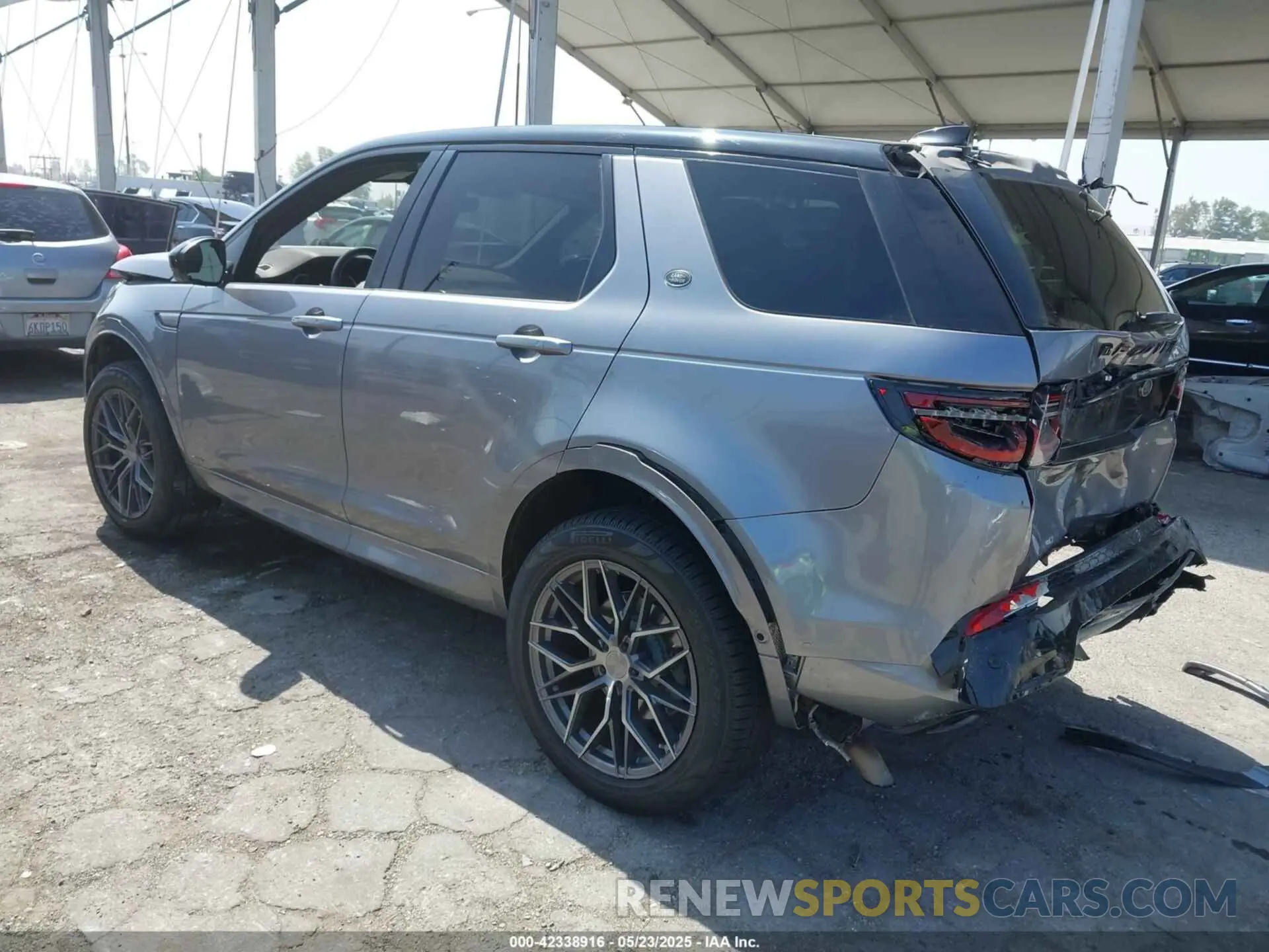 3 fotografías del automóvil dañado SALCT2FX1MH884101 LAND ROVER DISCOVERY SPORT 2021