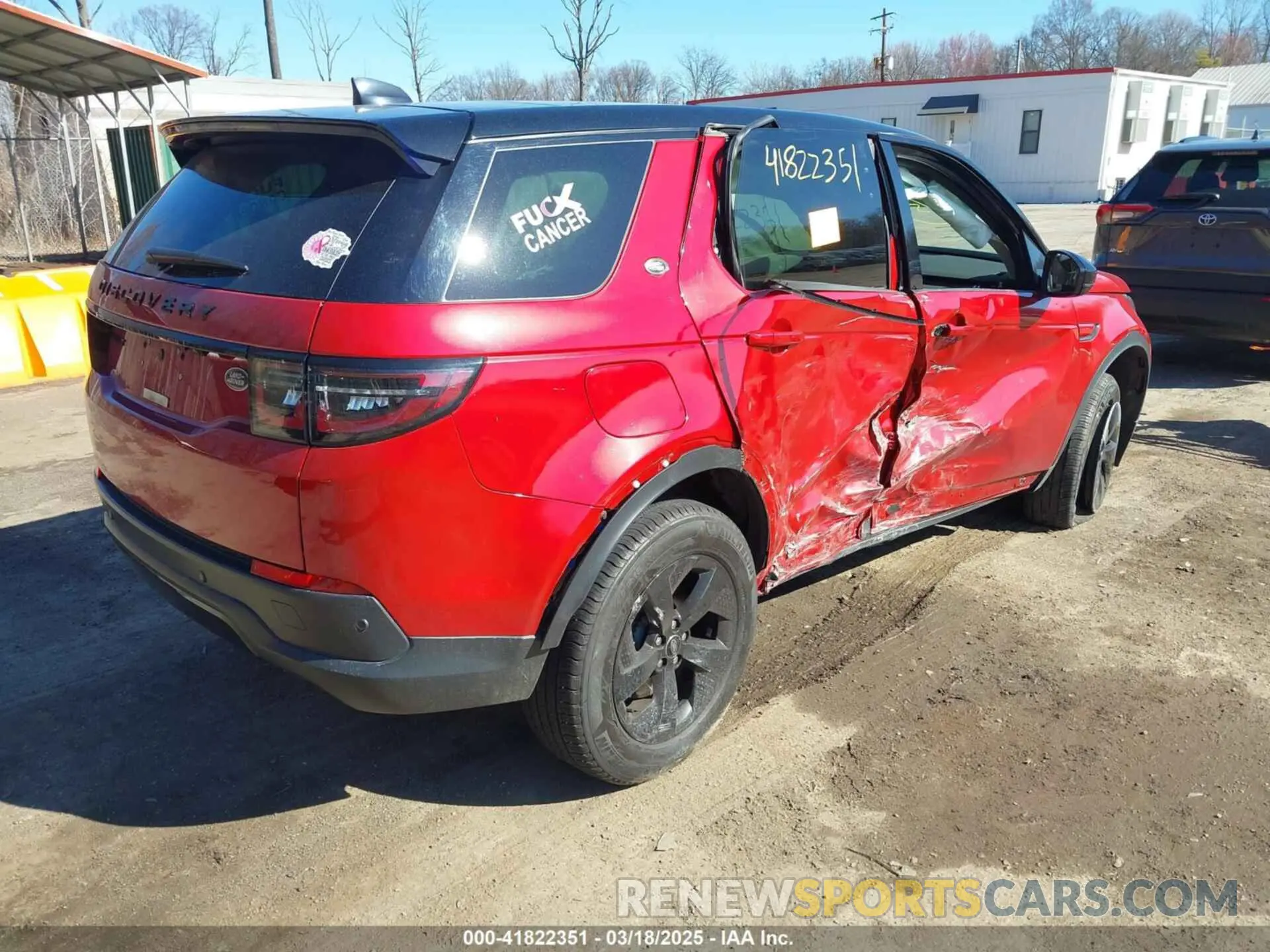 4 fotografías del automóvil dañado SALCJ2FX3PH322100 LAND ROVER DISCOVERY SPORT 2023