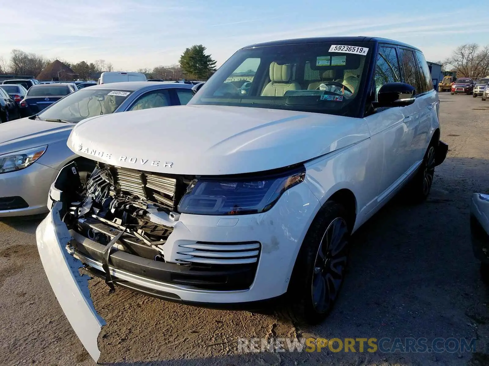 2 fotografías del automóvil dañado SALGS2RE8KA543573 LAND ROVER RANGE ROVE 2019