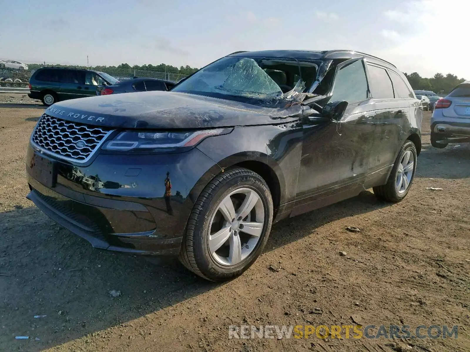 2 fotografías del automóvil dañado SALYB2EX7KA214522 LAND ROVER RANGE ROVE 2019