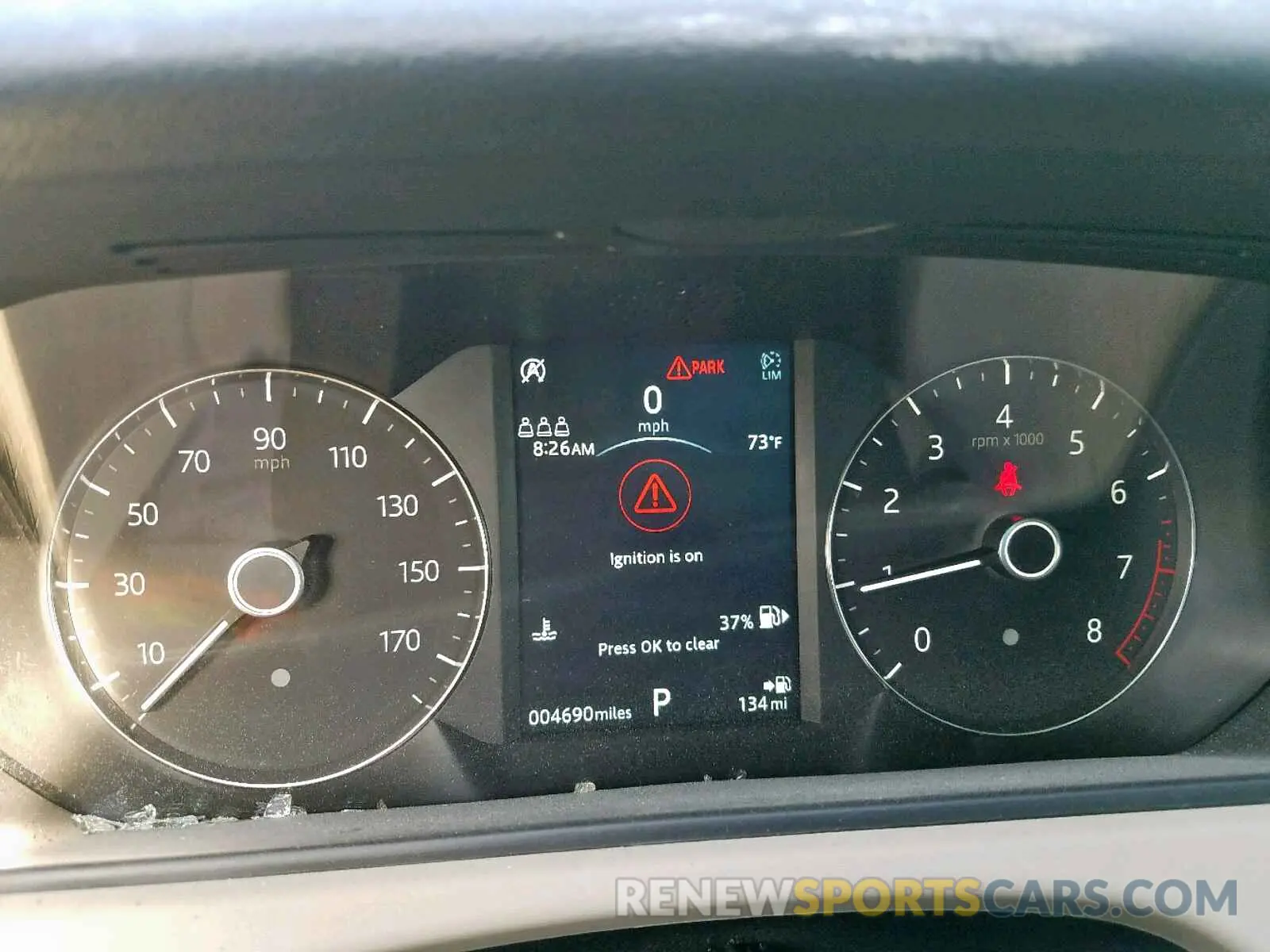 8 fotografías del automóvil dañado SALYB2EX7KA214522 LAND ROVER RANGE ROVE 2019