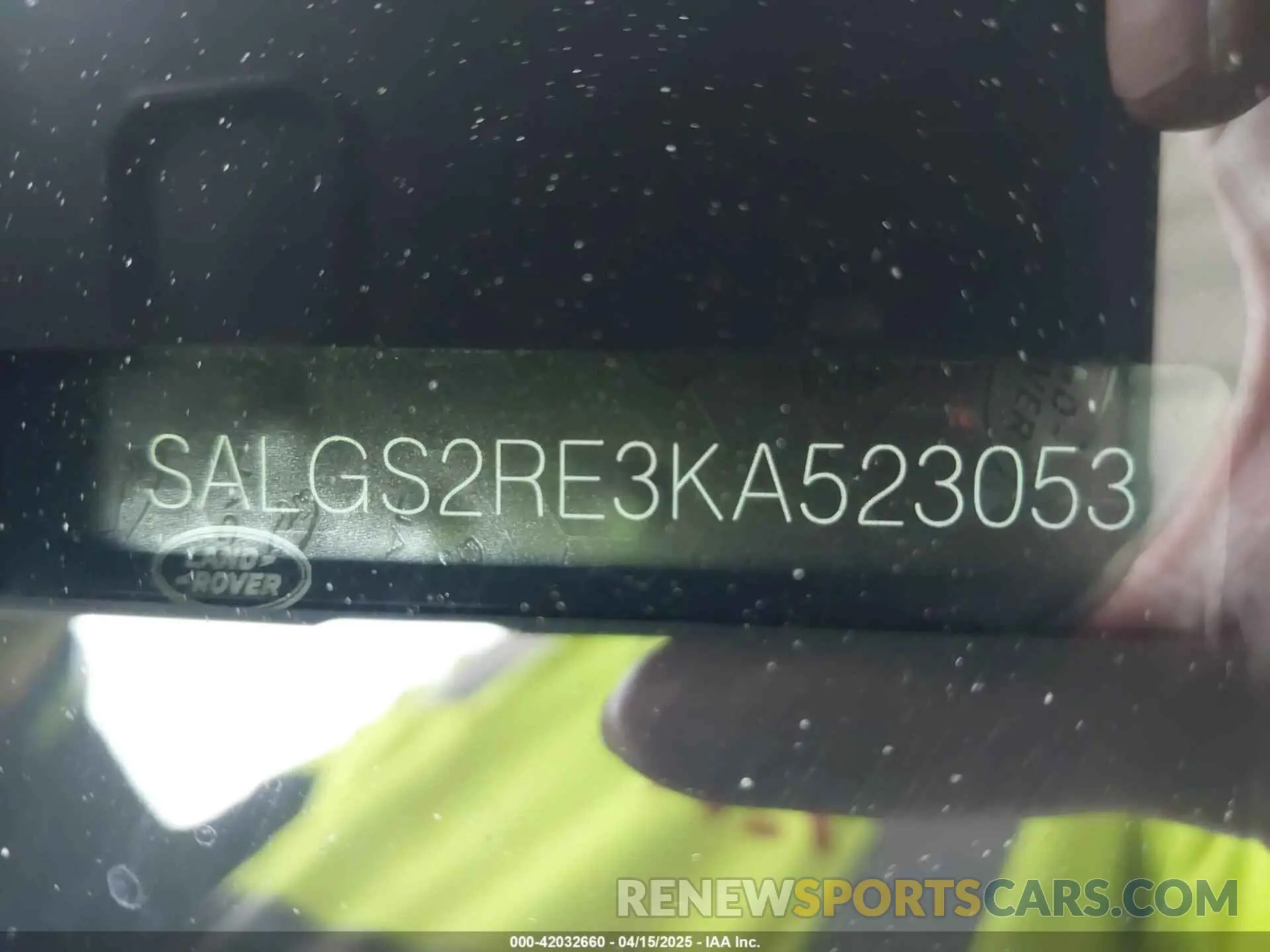 9 fotografías del automóvil dañado SALGS2RE3KA523053 LAND ROVER RANGE ROVER 2019