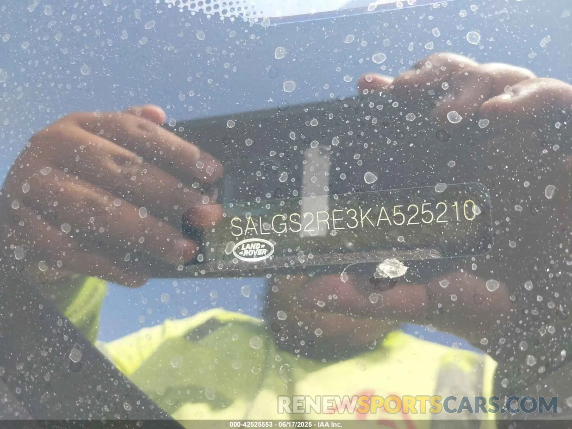 9 fotografías del automóvil dañado SALGS2RE3KA525210 LAND ROVER RANGE ROVER 2019