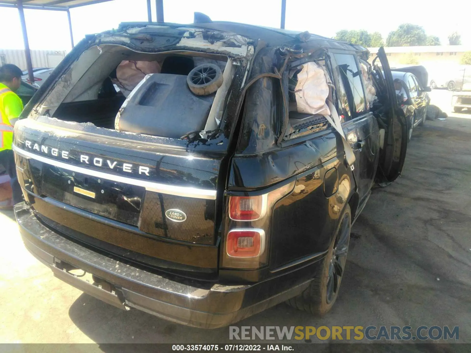 4 fotografías del automóvil dañado SALGS2RE4KA540461 LAND ROVER RANGE ROVER 2019