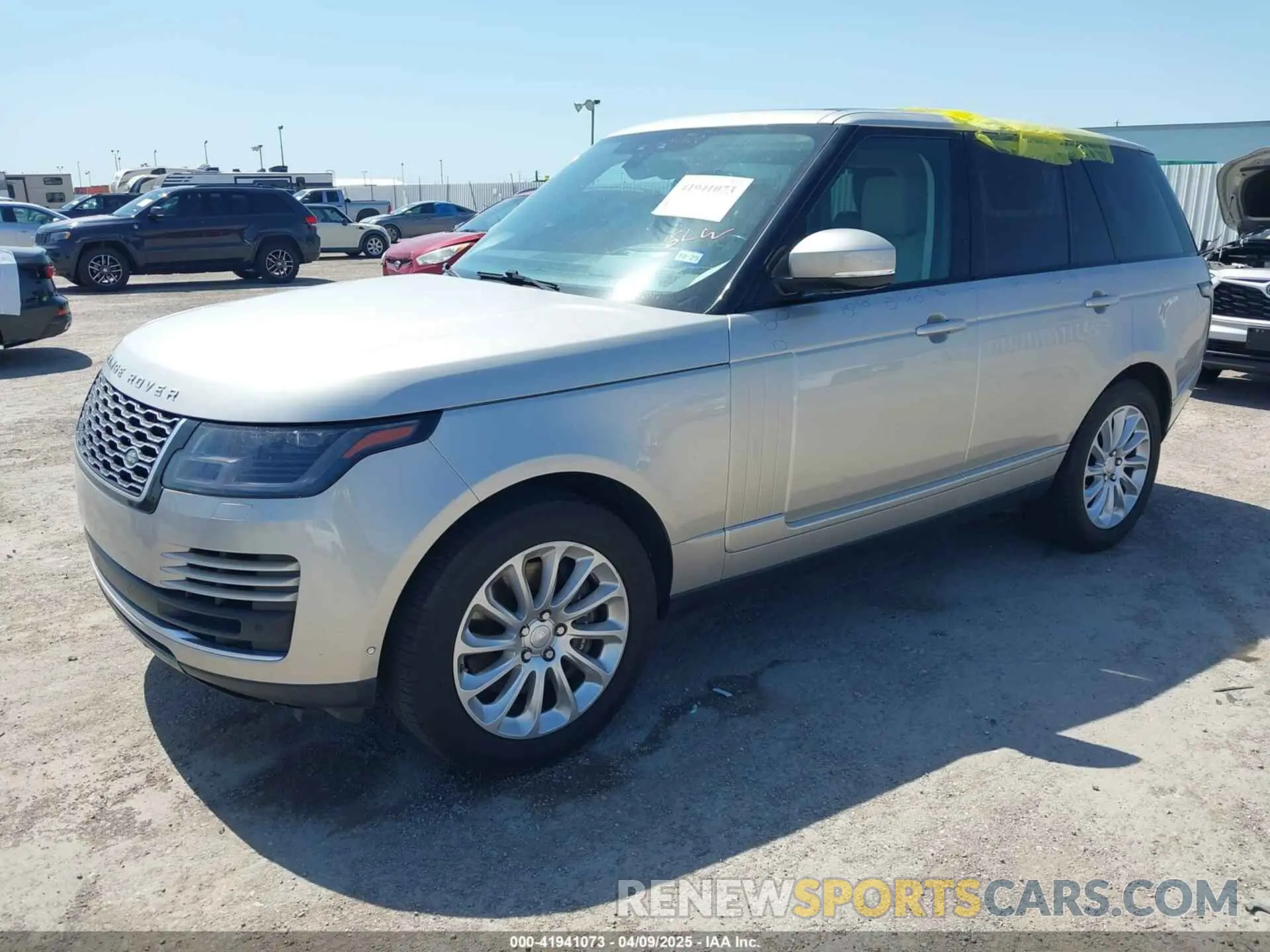 2 fotografías del automóvil dañado SALGS2RE9KA520688 LAND ROVER RANGE ROVER 2019