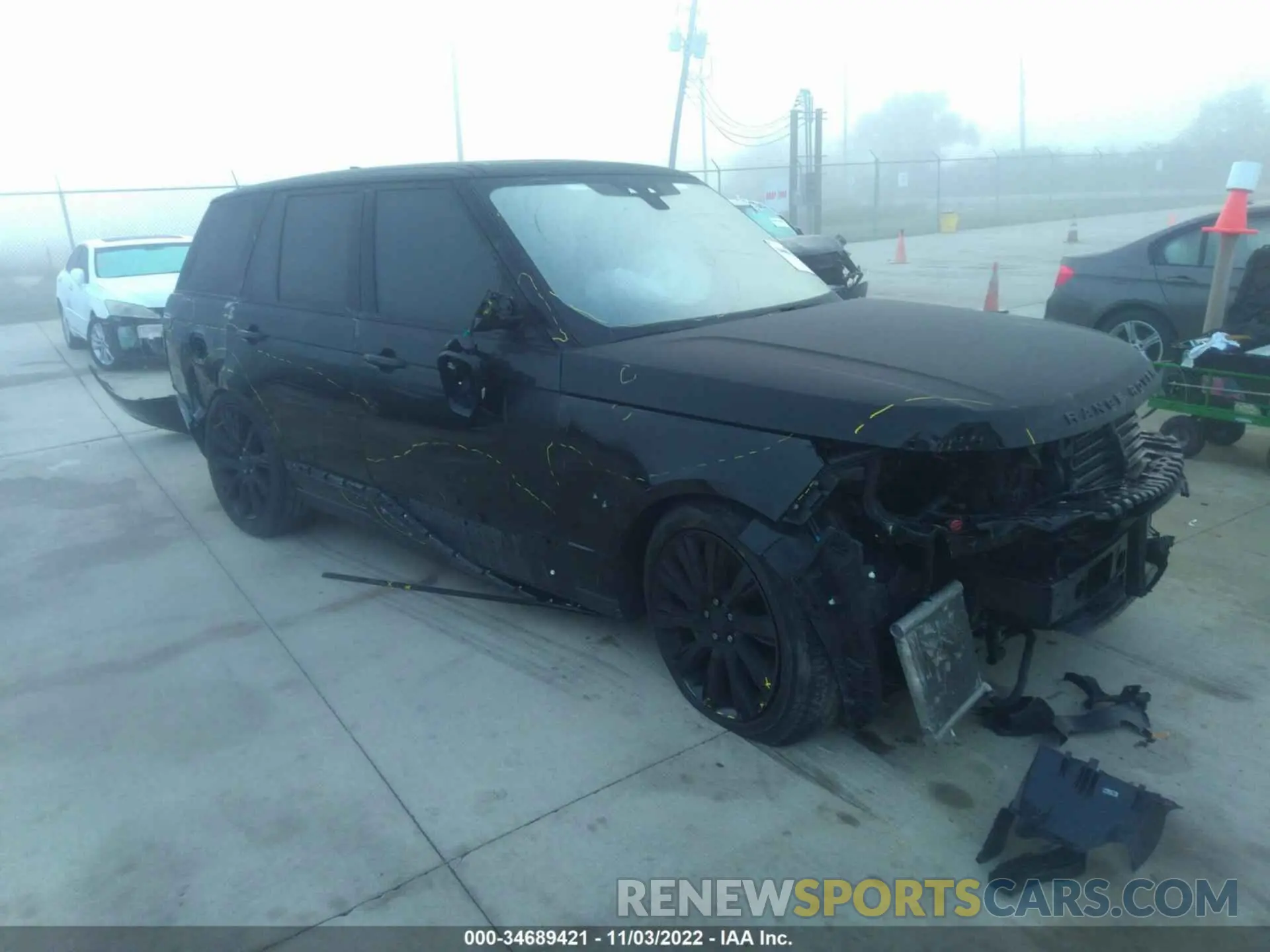 1 fotografías del automóvil dañado SALGS2REXKA563775 LAND ROVER RANGE ROVER 2019