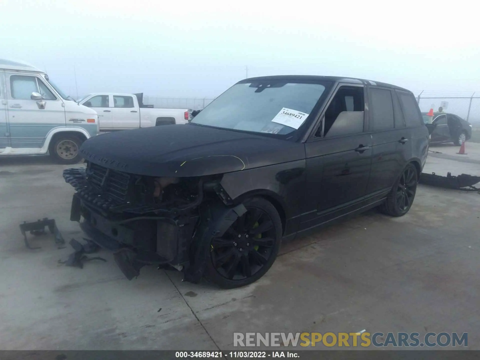 2 fotografías del automóvil dañado SALGS2REXKA563775 LAND ROVER RANGE ROVER 2019