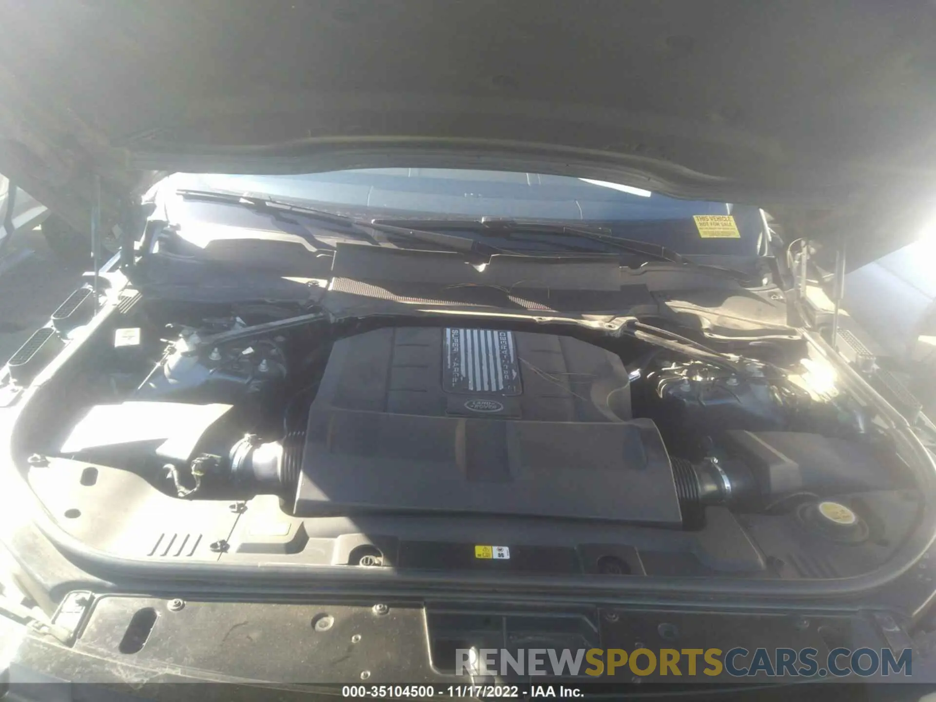 10 fotografías del automóvil dañado SALGS2SV3KA559982 LAND ROVER RANGE ROVER 2019