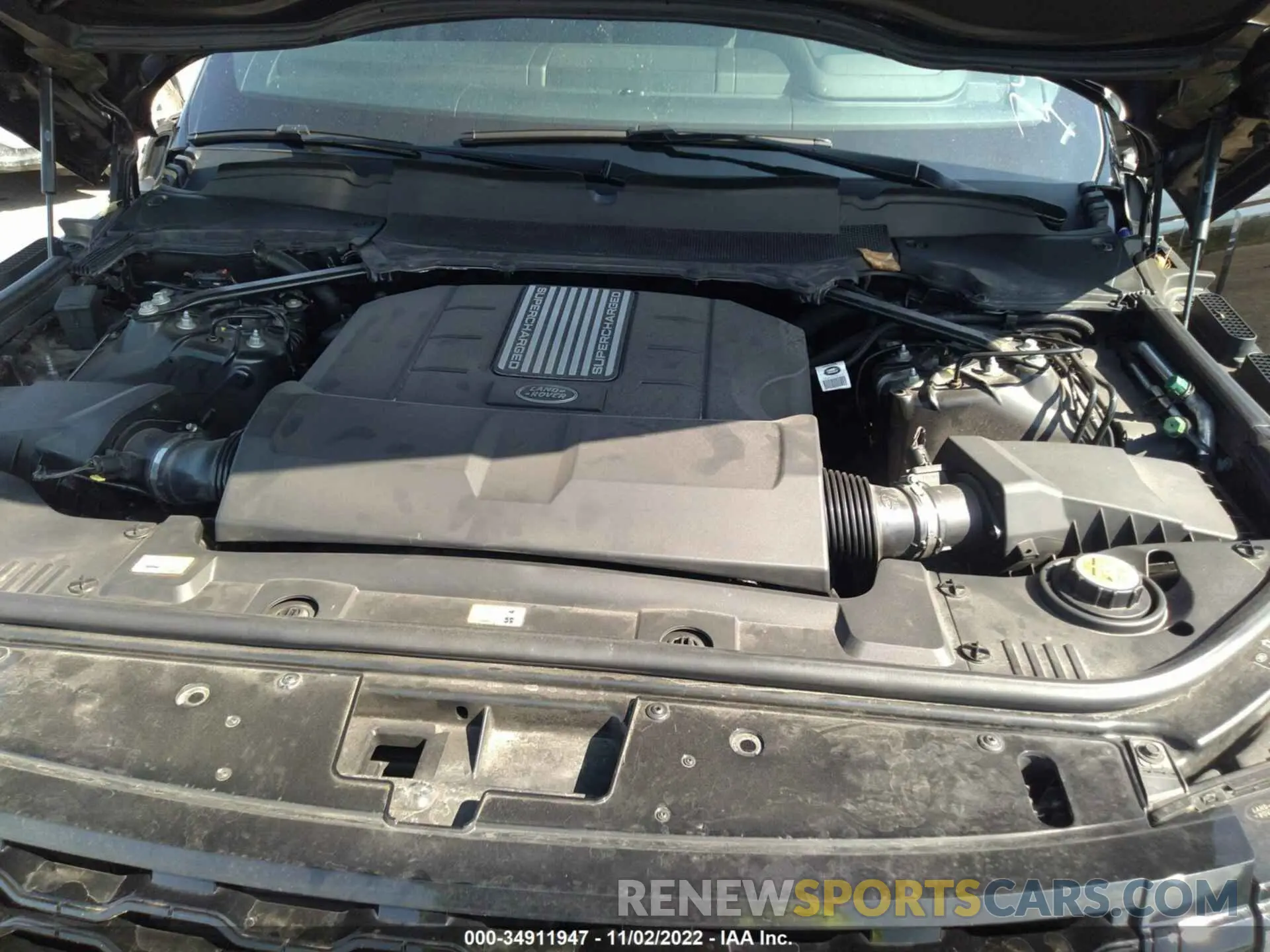 10 fotografías del automóvil dañado SALGS2SV5KA517913 LAND ROVER RANGE ROVER 2019