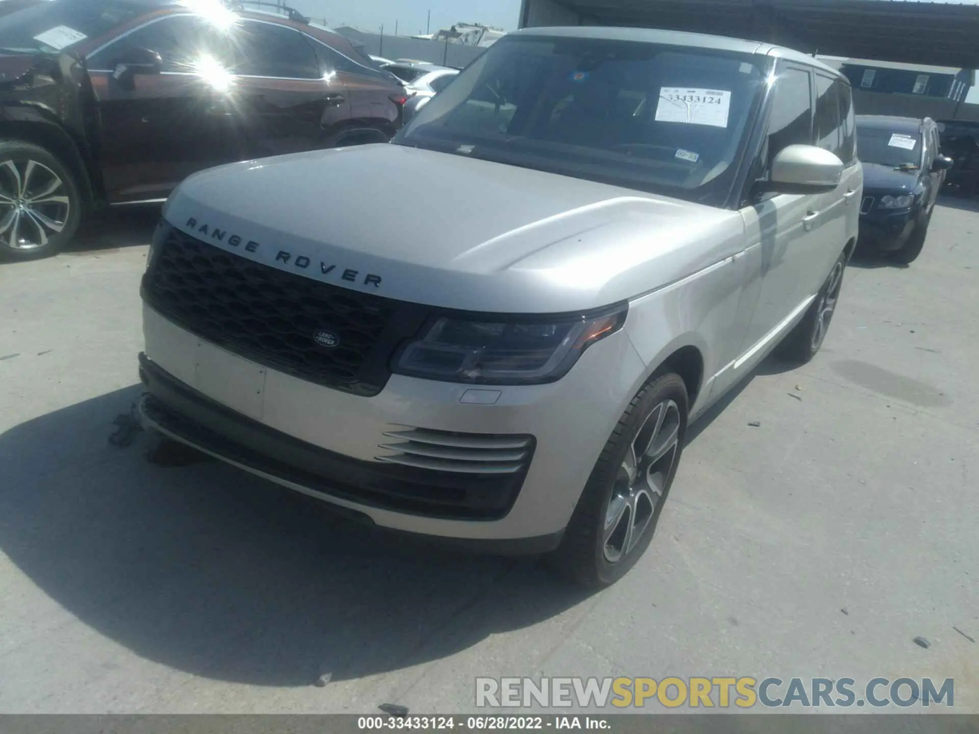 2 fotografías del automóvil dañado SALGS2SV5KA541094 LAND ROVER RANGE ROVER 2019