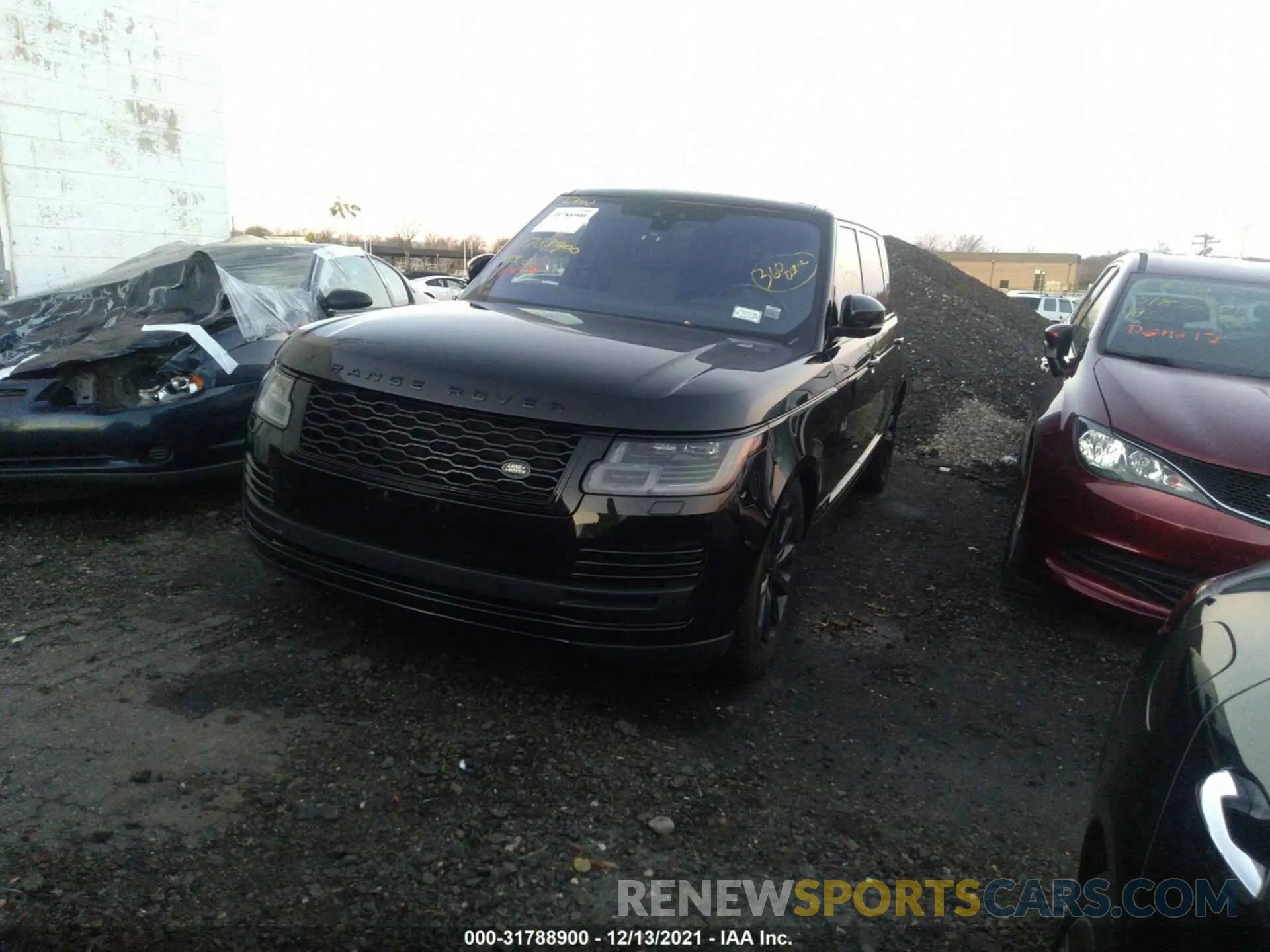 2 fotografías del automóvil dañado SALGS5RE3KA557267 LAND ROVER RANGE ROVER 2019