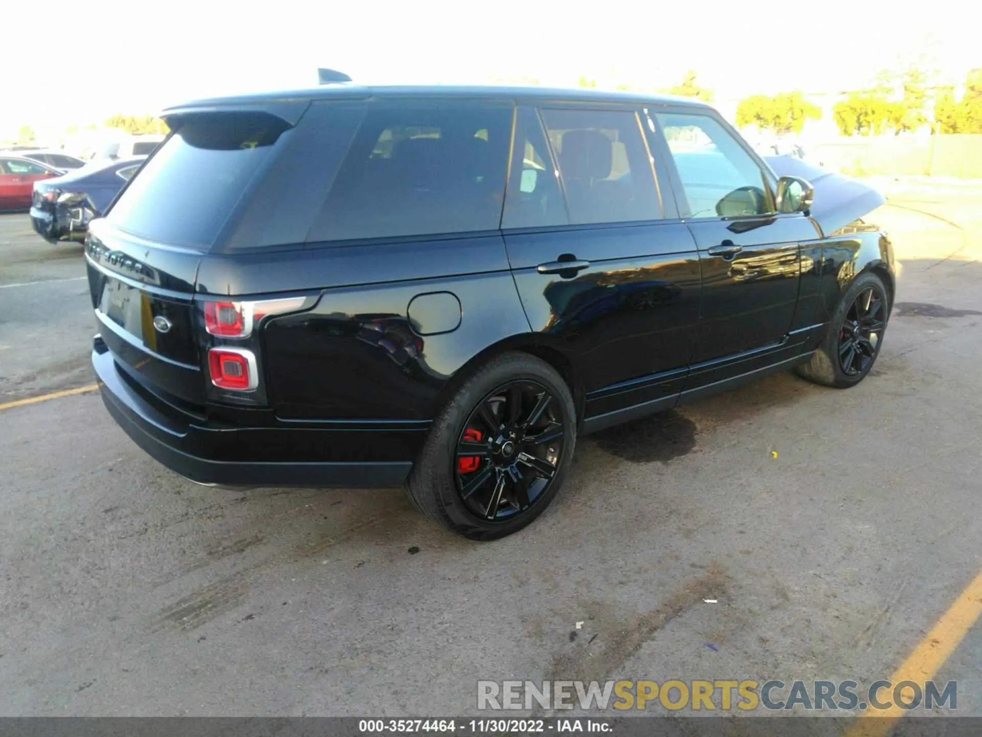 4 fotografías del automóvil dañado SALGR2SUXLA414670 LAND ROVER RANGE ROVER 2020