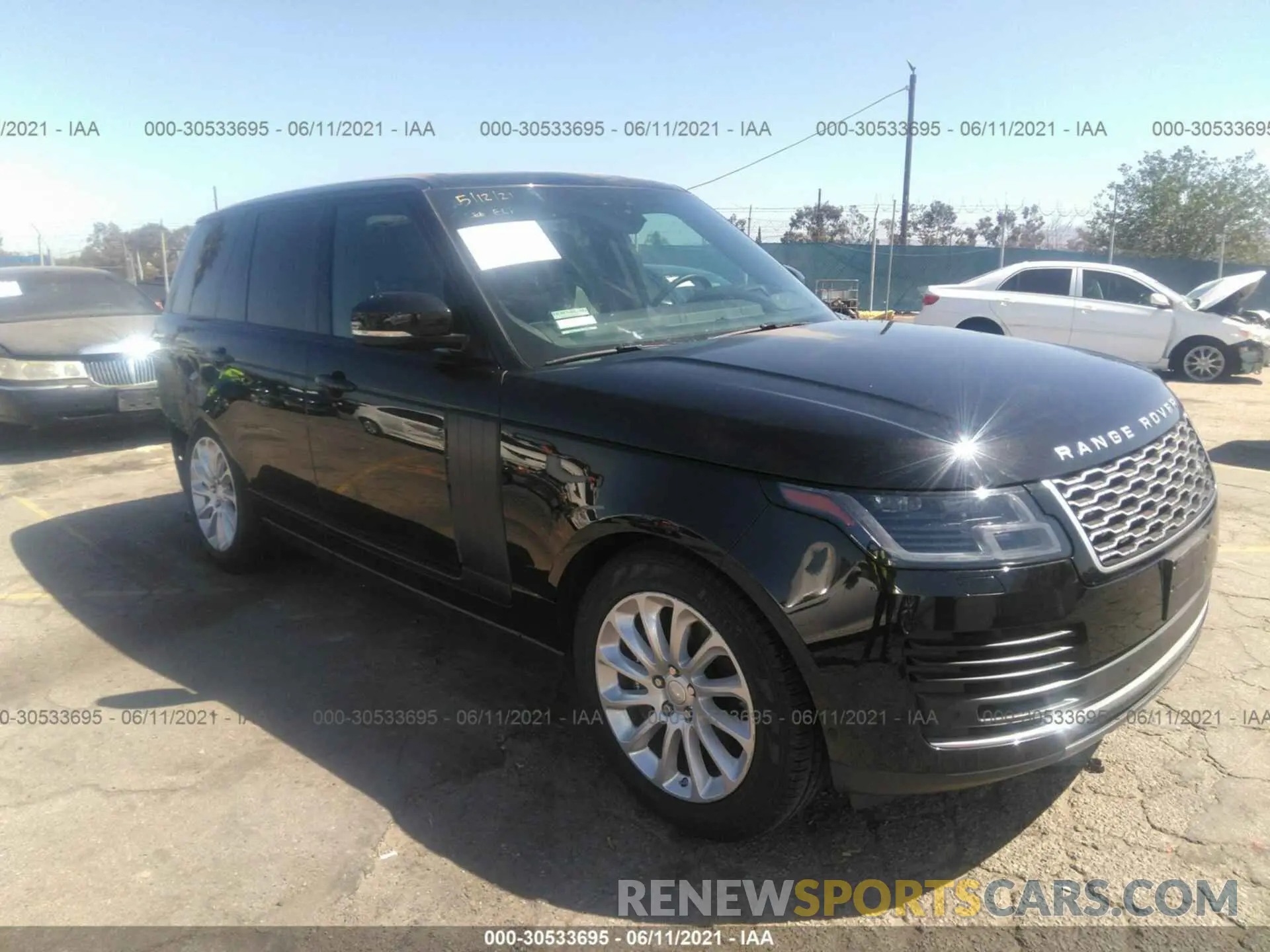 1 fotografías del automóvil dañado SALGS2RU0LA570663 LAND ROVER RANGE ROVER 2020