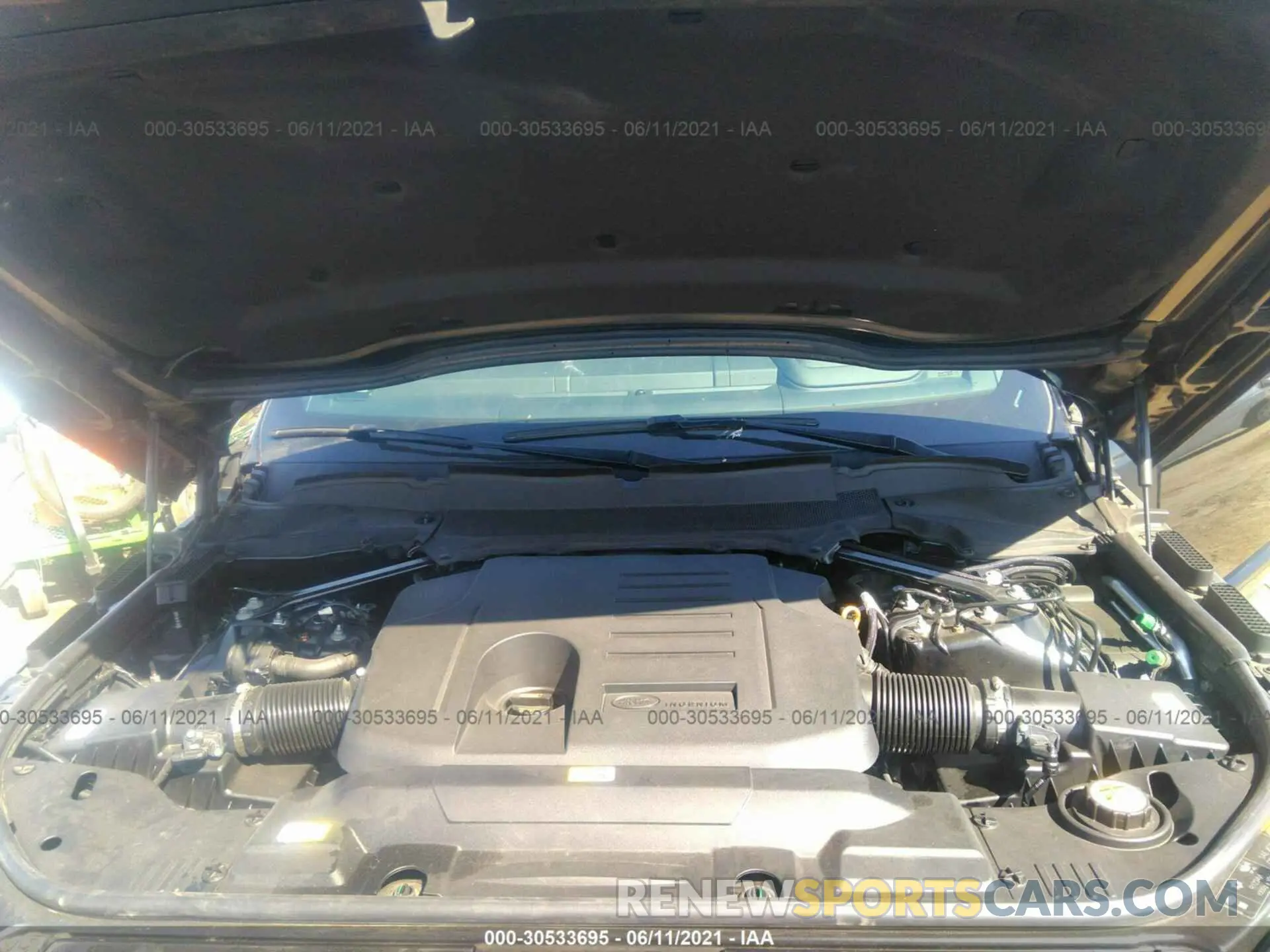 10 fotografías del automóvil dañado SALGS2RU0LA570663 LAND ROVER RANGE ROVER 2020