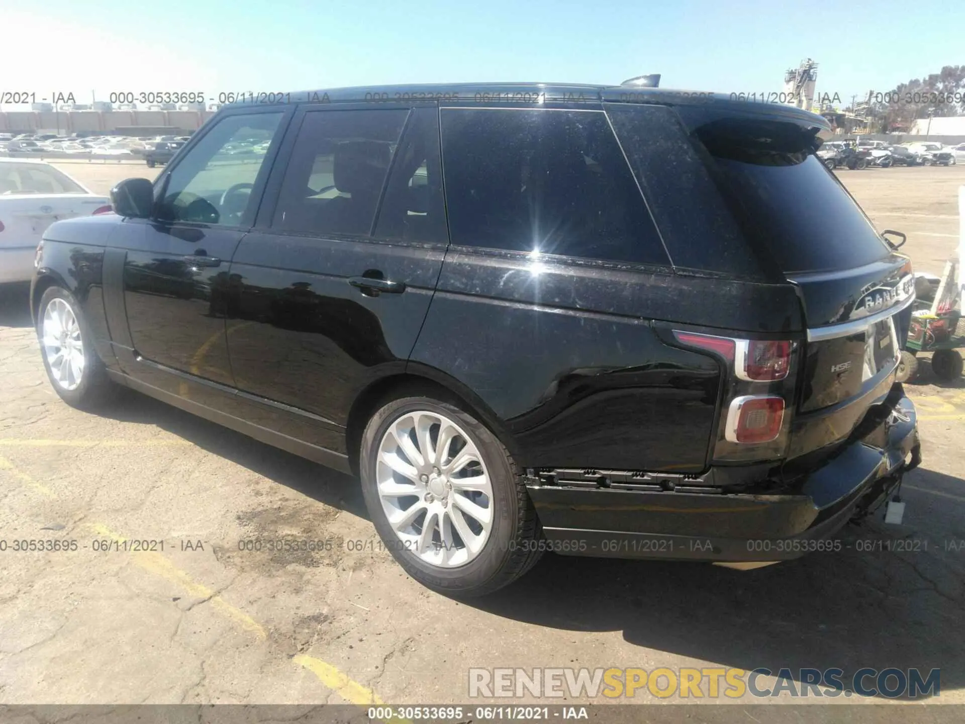 3 fotografías del automóvil dañado SALGS2RU0LA570663 LAND ROVER RANGE ROVER 2020