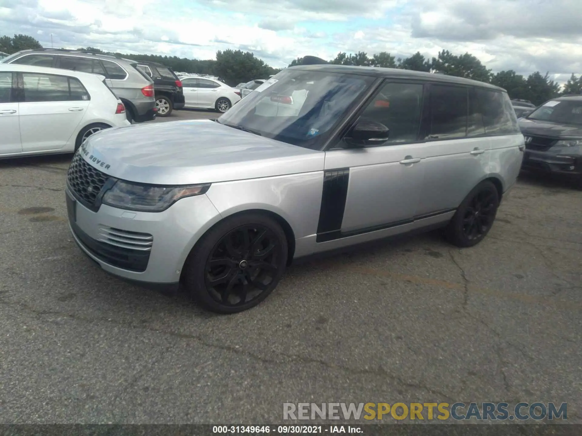 2 fotografías del automóvil dañado SALGS2RU4LA403612 LAND ROVER RANGE ROVER 2020