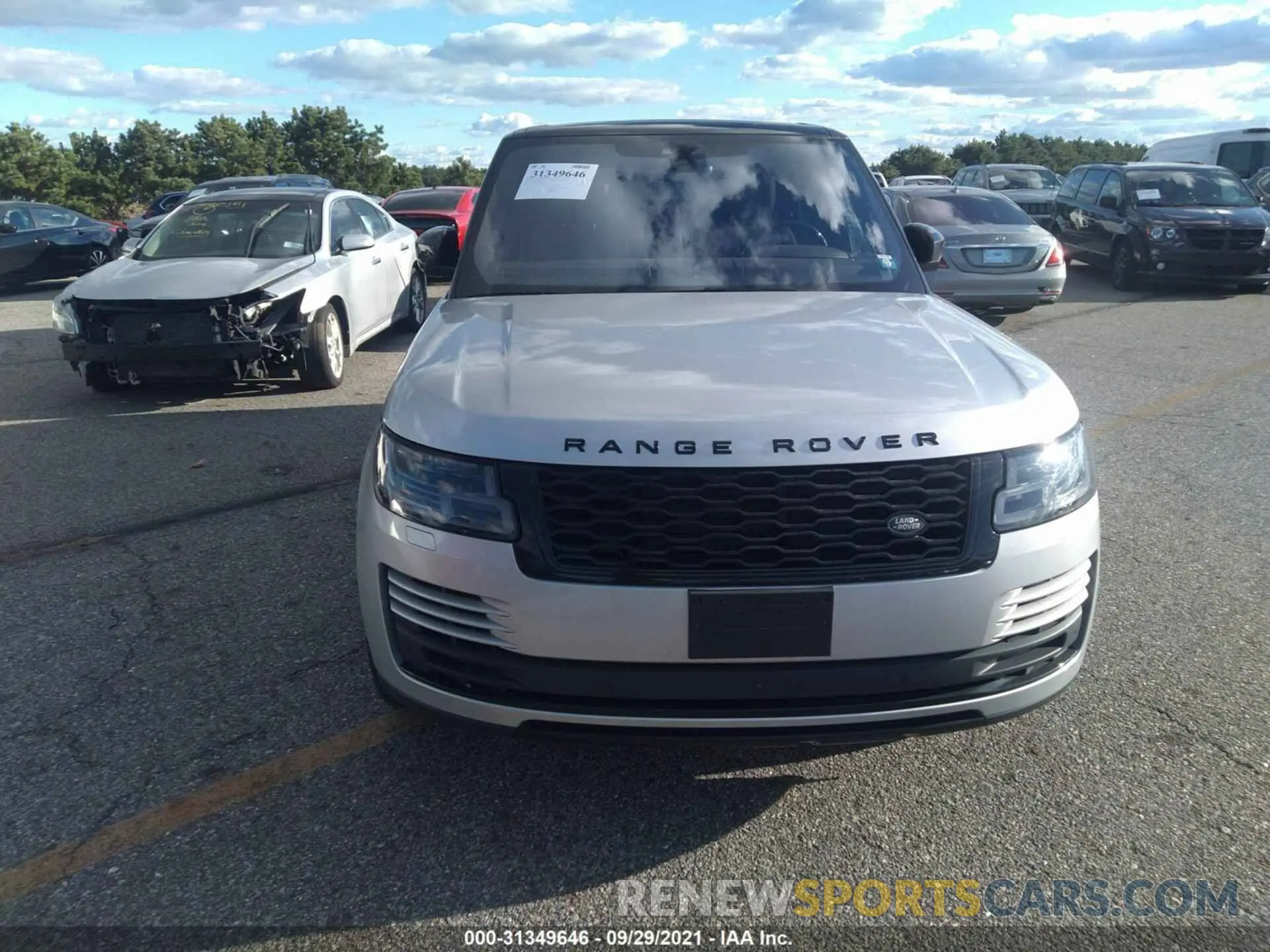 6 fotografías del automóvil dañado SALGS2RU4LA403612 LAND ROVER RANGE ROVER 2020