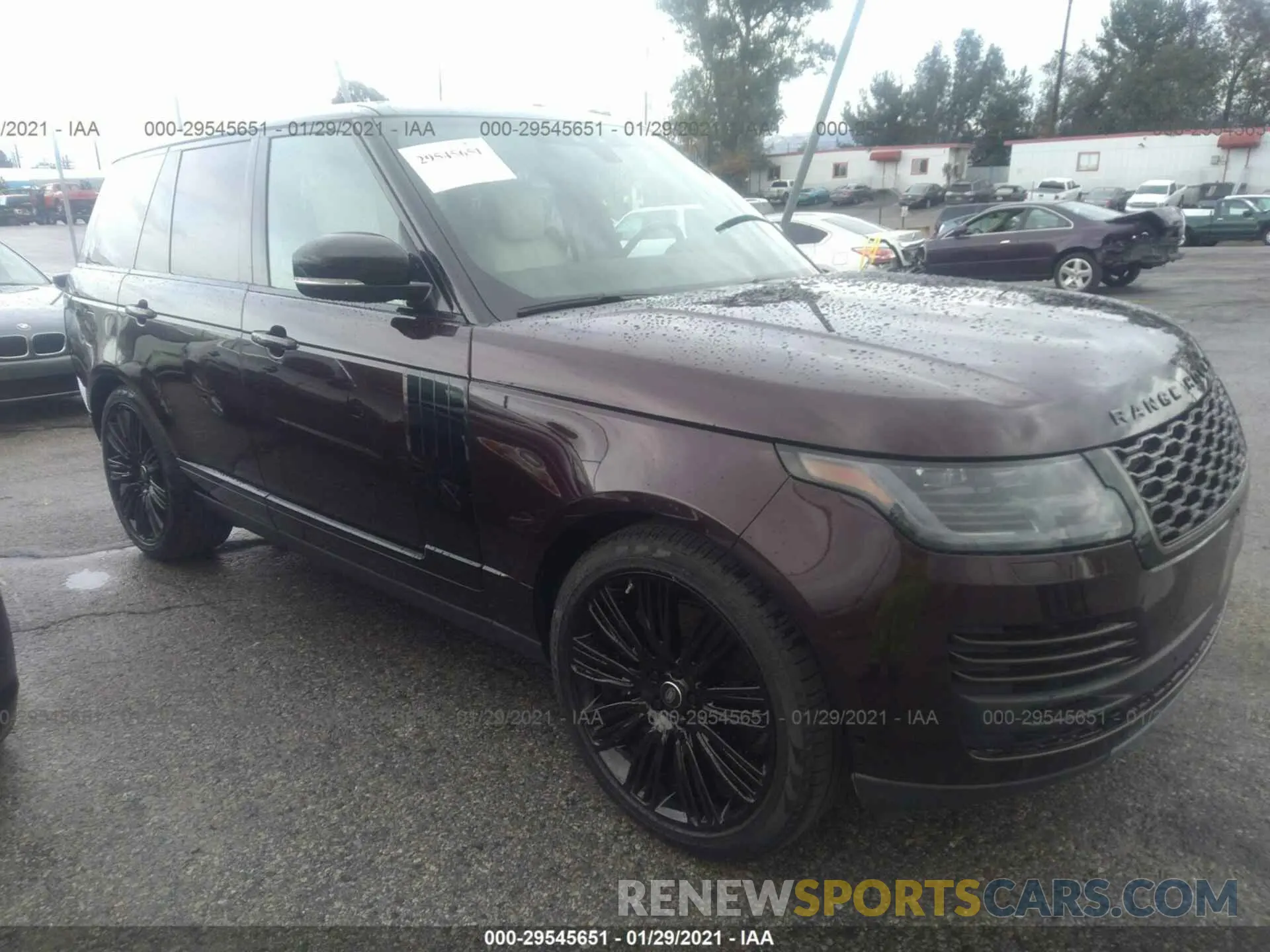 1 fotografías del automóvil dañado SALGS2RU4LA406350 LAND ROVER RANGE ROVER 2020