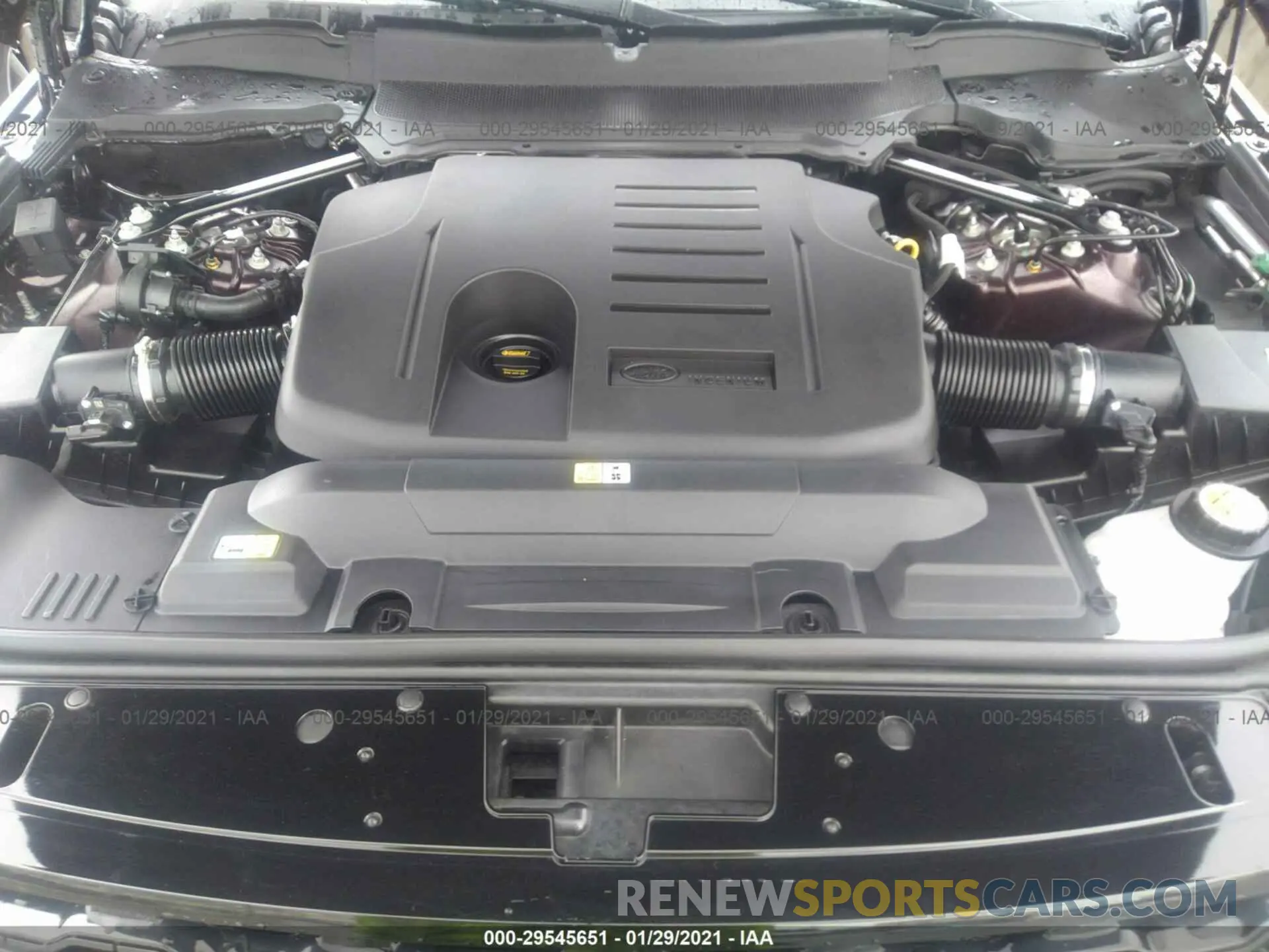 10 fotografías del automóvil dañado SALGS2RU4LA406350 LAND ROVER RANGE ROVER 2020