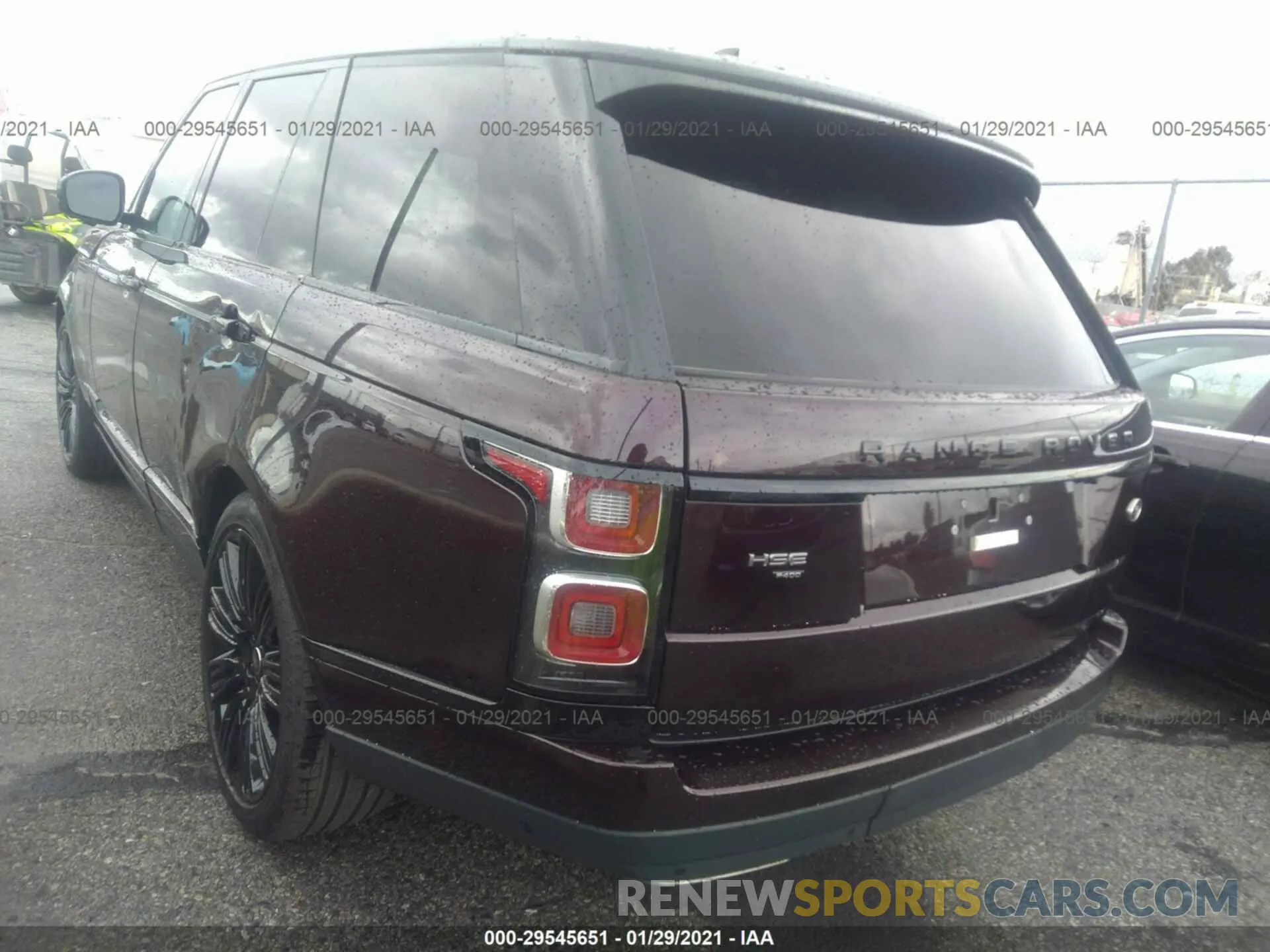 3 fotografías del automóvil dañado SALGS2RU4LA406350 LAND ROVER RANGE ROVER 2020