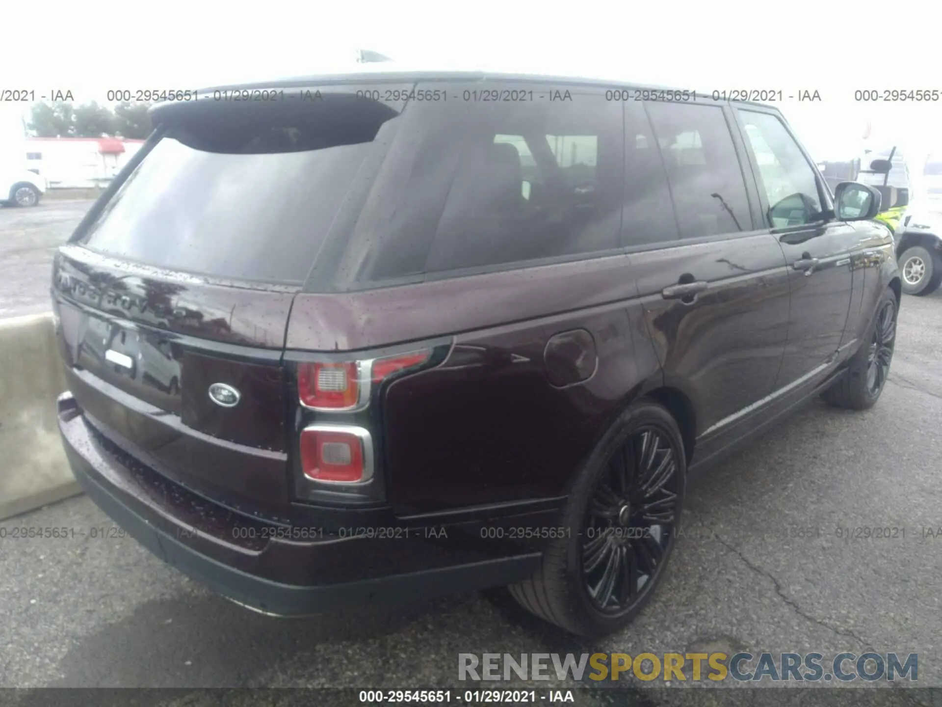 4 fotografías del automóvil dañado SALGS2RU4LA406350 LAND ROVER RANGE ROVER 2020