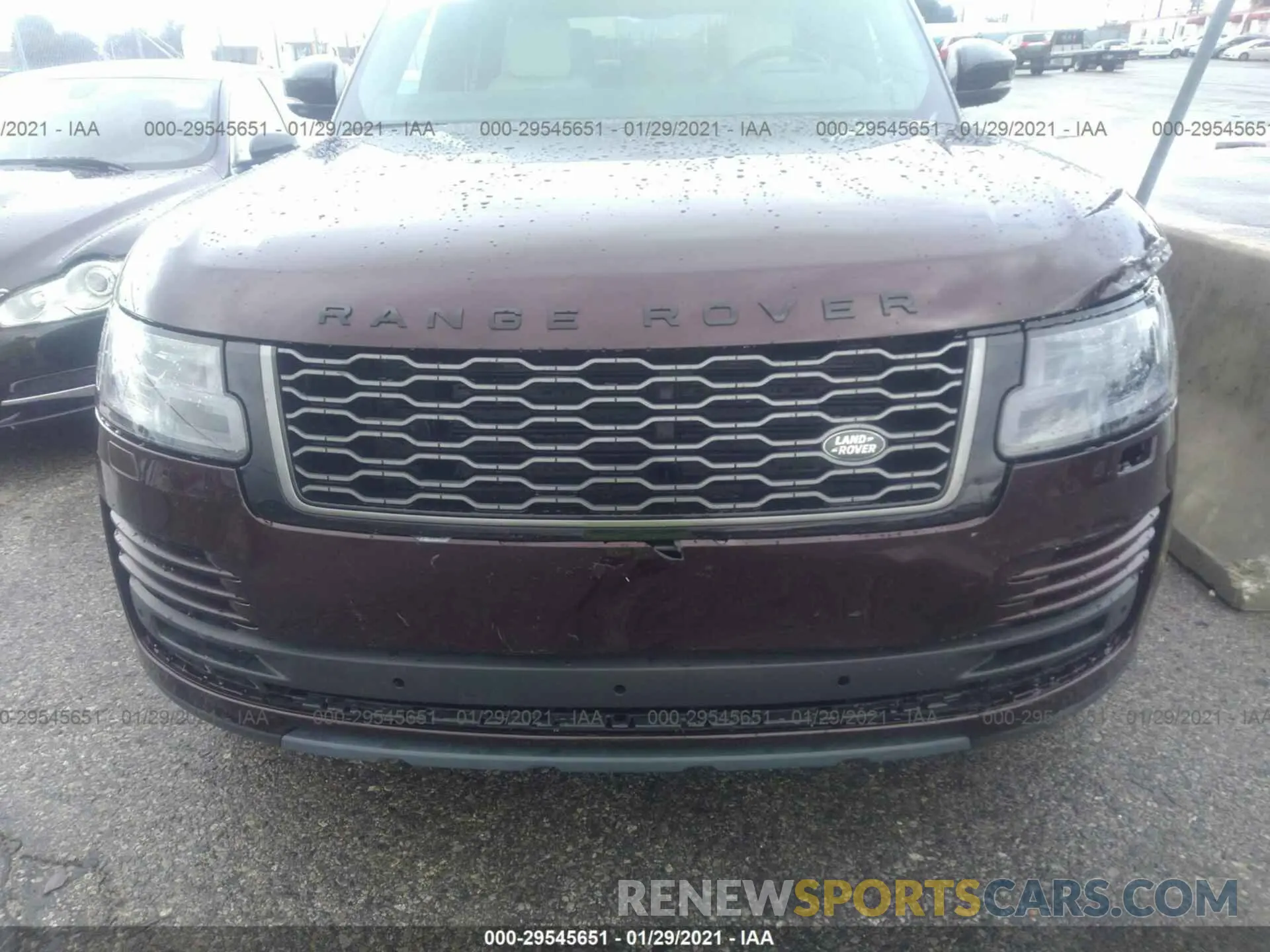 6 fotografías del automóvil dañado SALGS2RU4LA406350 LAND ROVER RANGE ROVER 2020