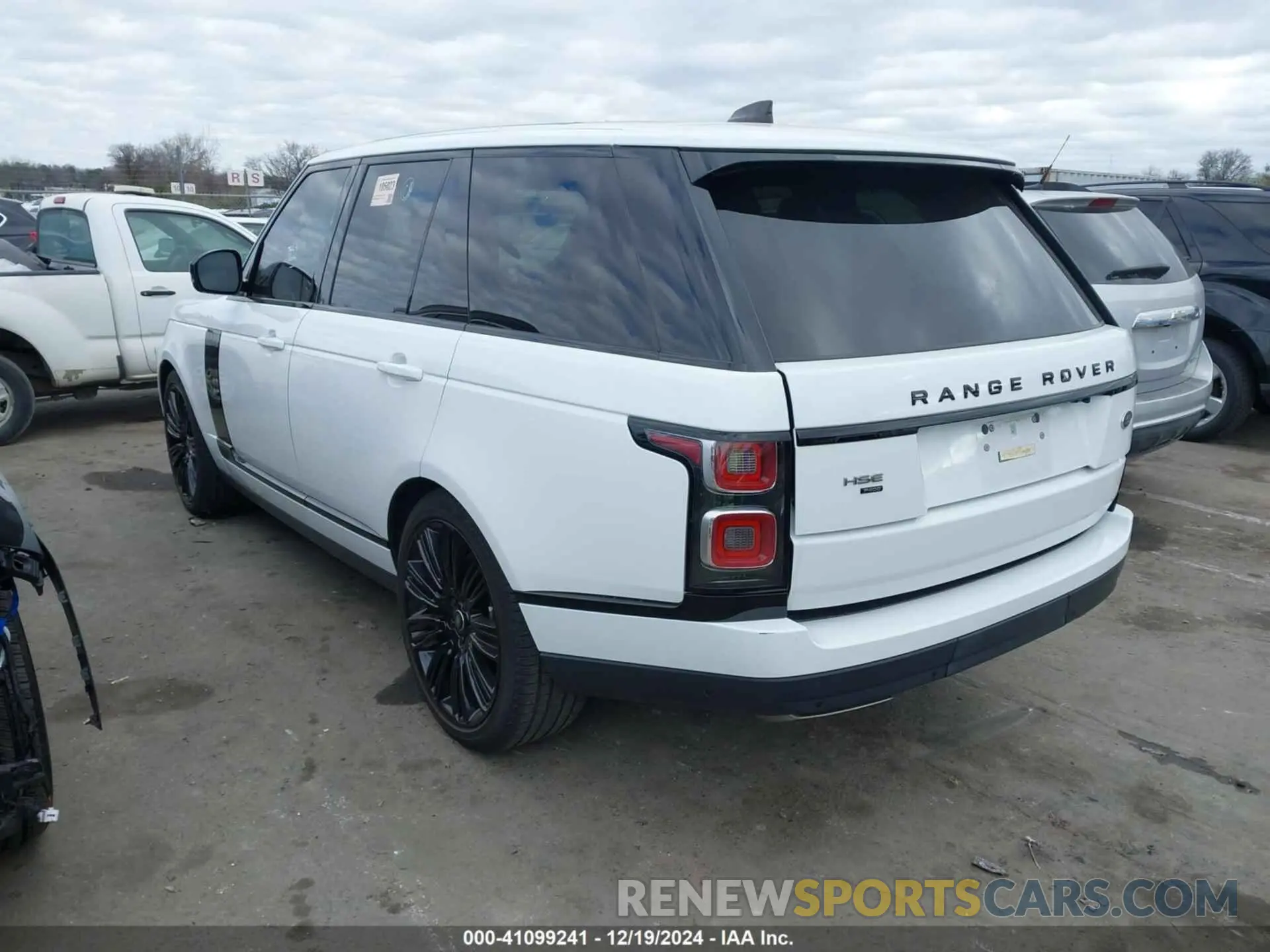 3 fotografías del automóvil dañado SALGS2RU5LA408169 LAND ROVER RANGE ROVER 2020