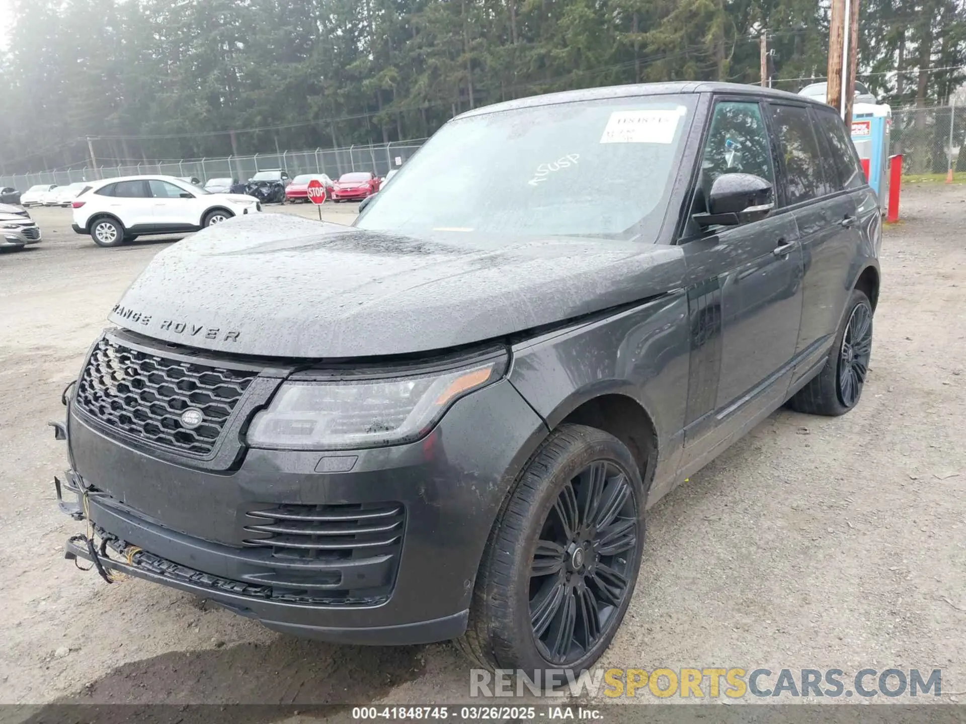 2 fotografías del automóvil dañado SALGS2RU6LA593221 LAND ROVER RANGE ROVER 2020
