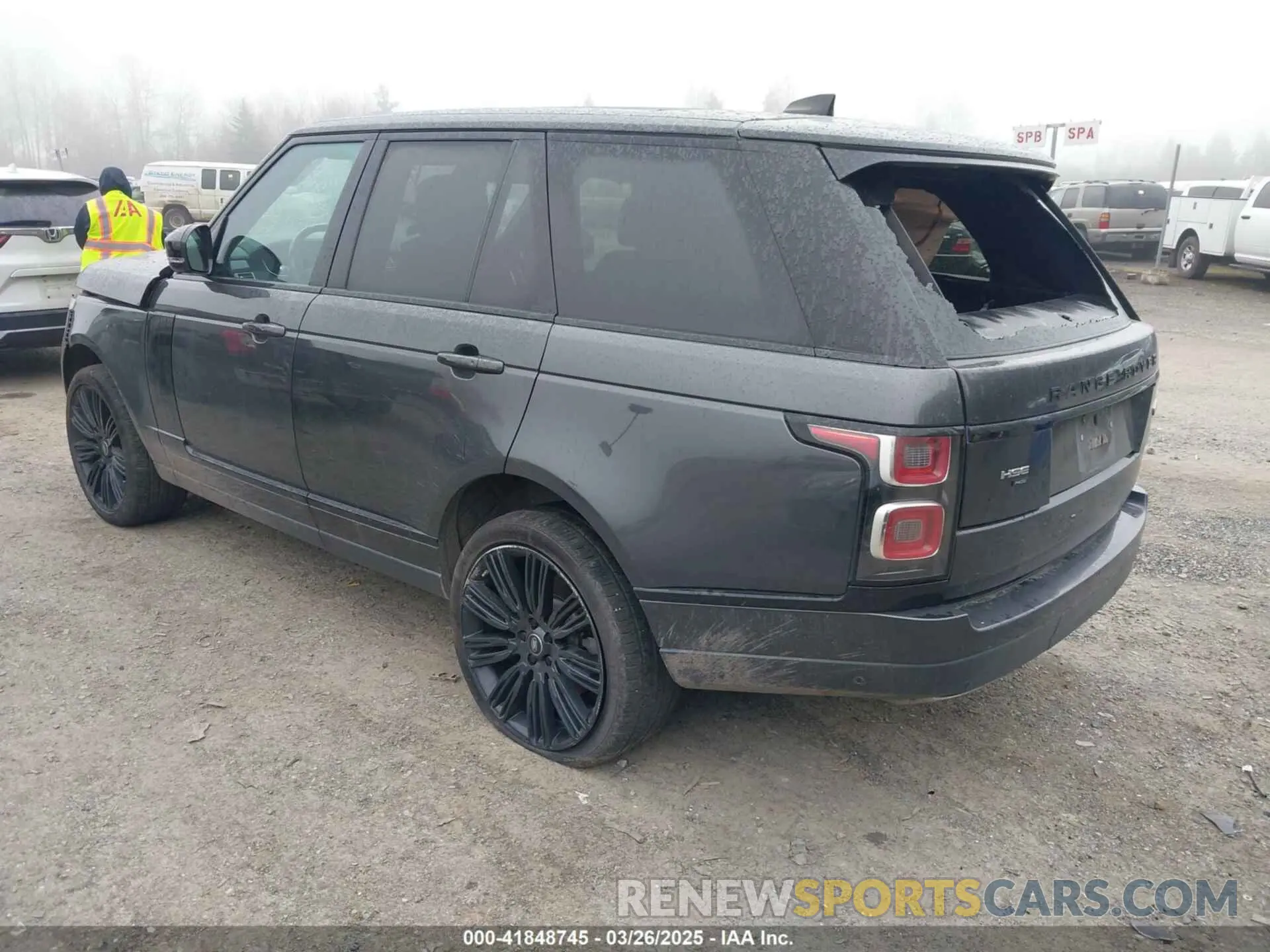 3 fotografías del automóvil dañado SALGS2RU6LA593221 LAND ROVER RANGE ROVER 2020