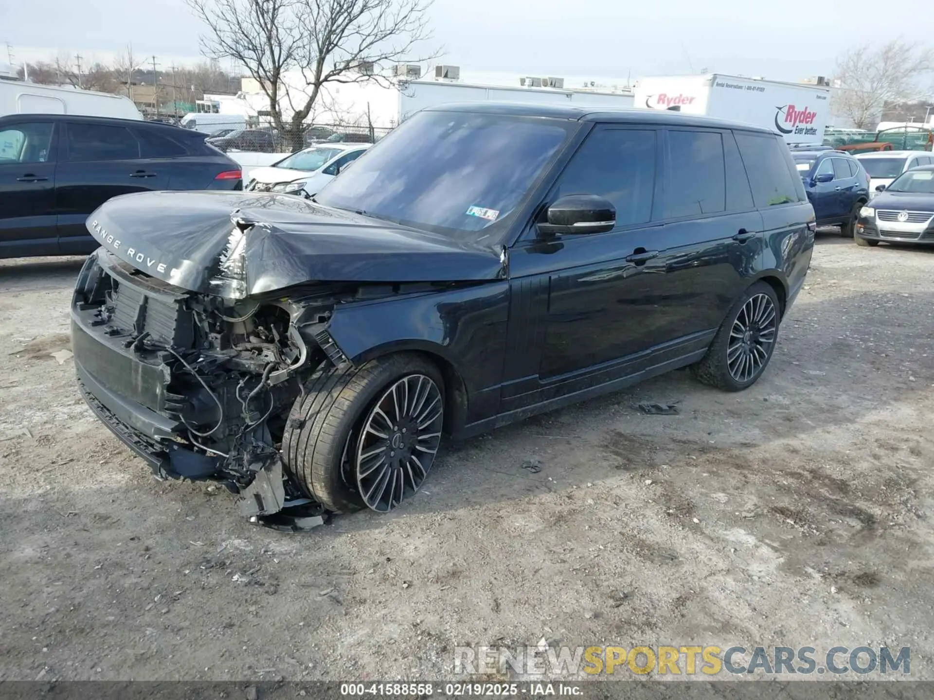 2 fotografías del automóvil dañado SALGS2RU8LA581250 LAND ROVER RANGE ROVER 2020