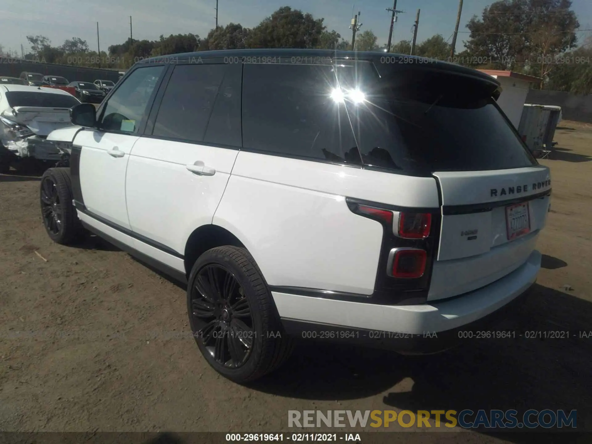3 fotografías del automóvil dañado SALGS2RU9LA599739 LAND ROVER RANGE ROVER 2020