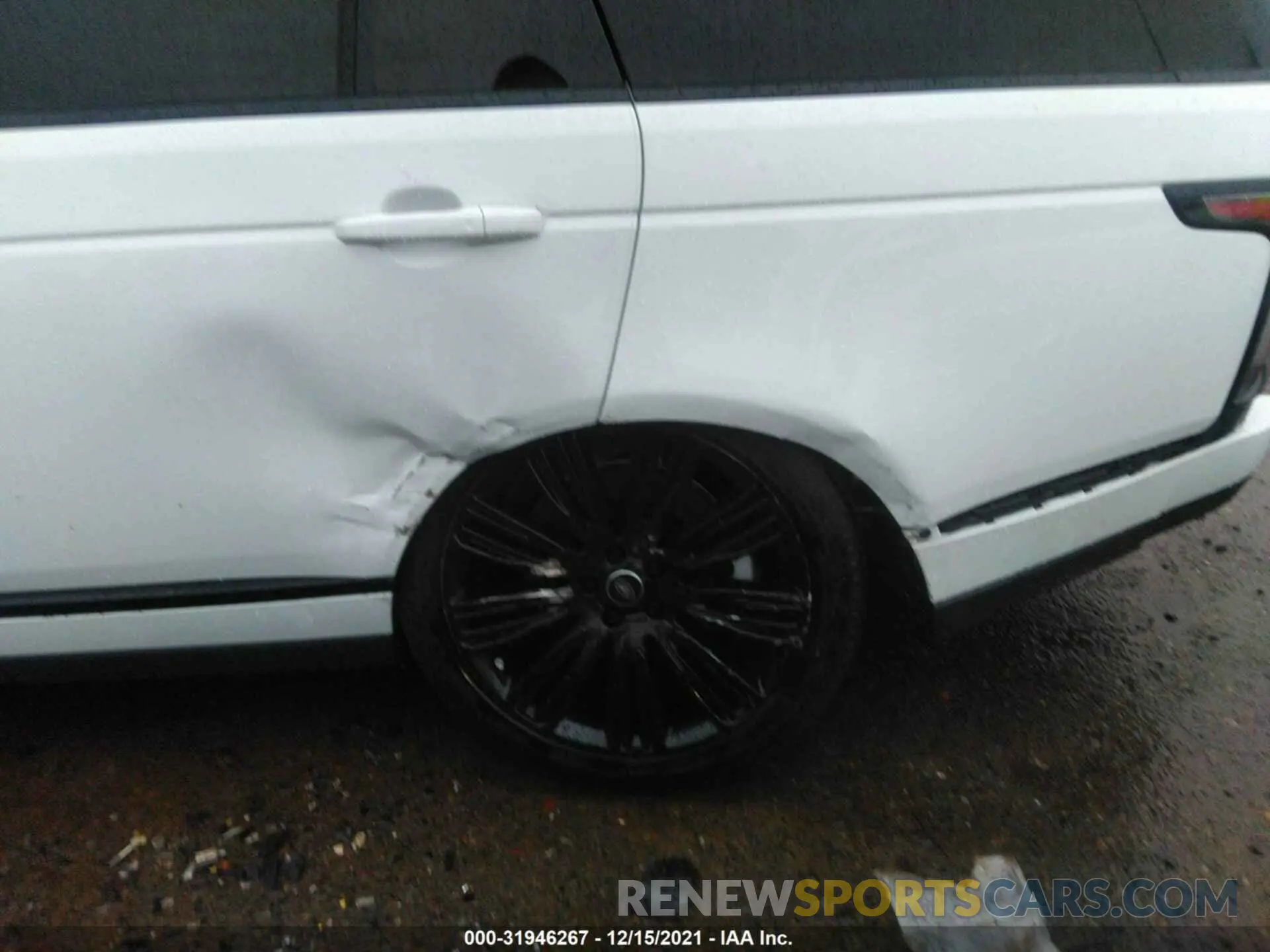6 fotografías del automóvil dañado SALGS2RUXLA599930 LAND ROVER RANGE ROVER 2020