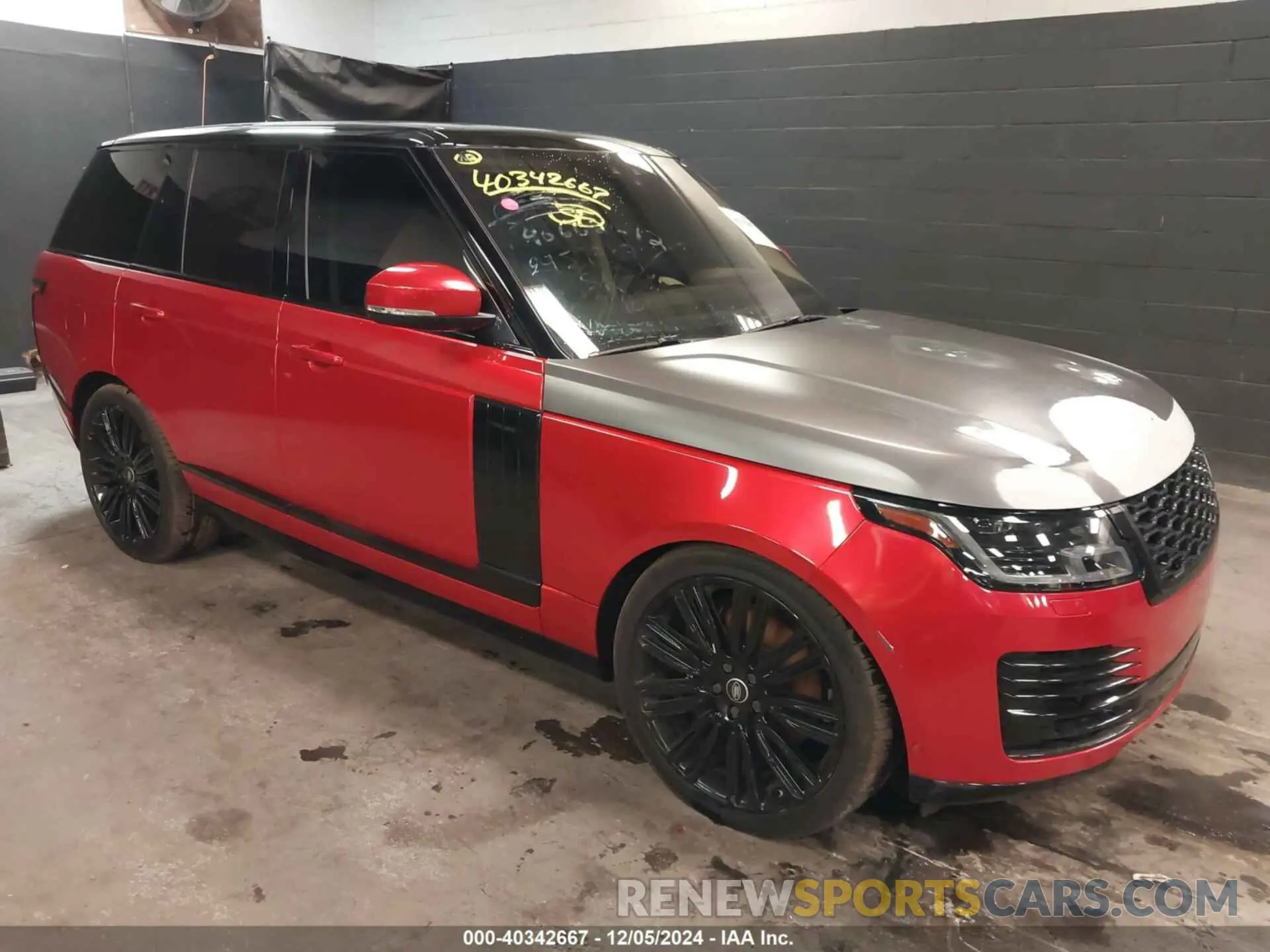 1 fotografías del automóvil dañado SALGS2SE2LA591386 LAND ROVER RANGE ROVER 2020