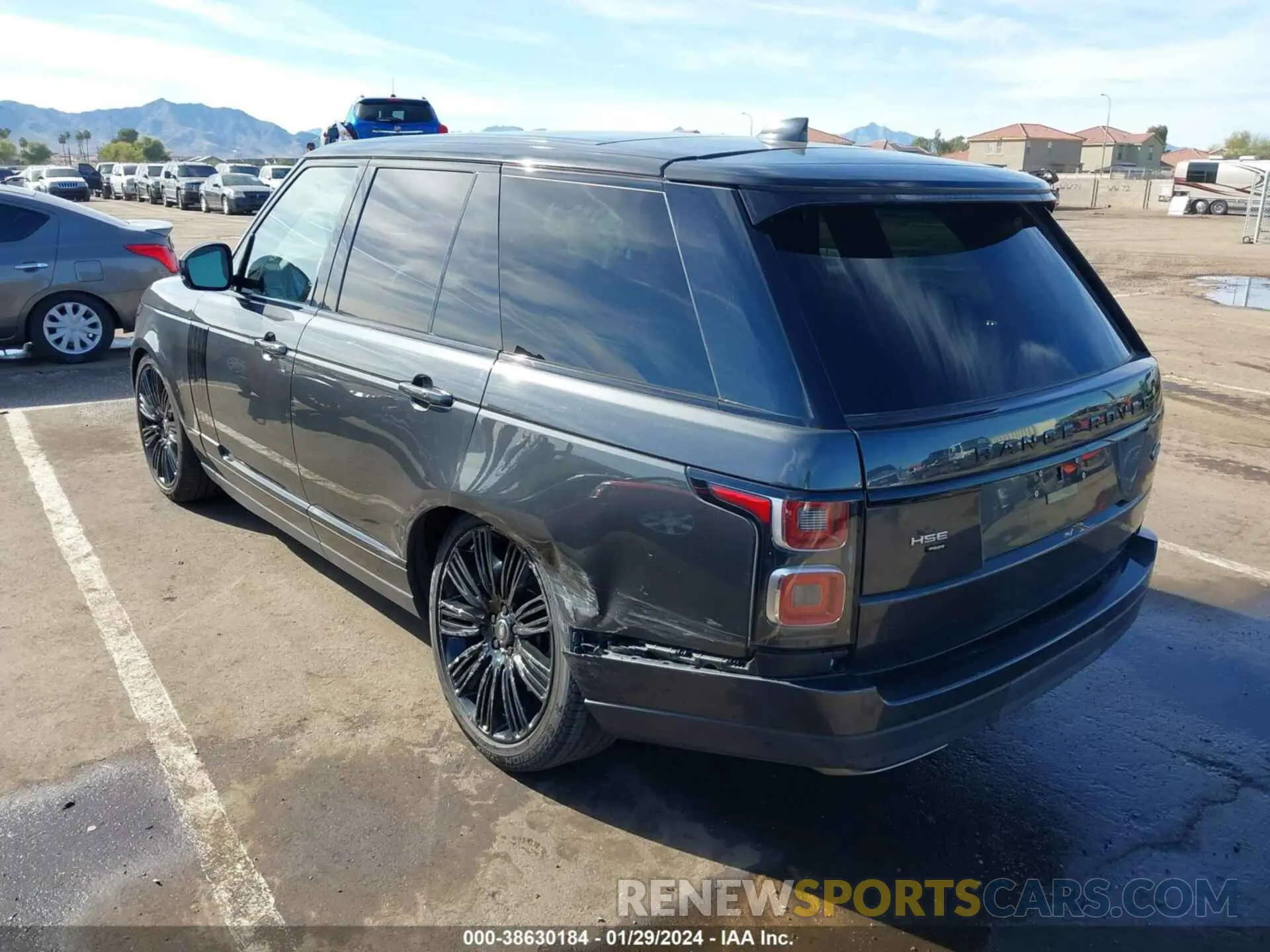 3 fotografías del automóvil dañado SALGS2SE3LA584169 LAND ROVER RANGE ROVER 2020