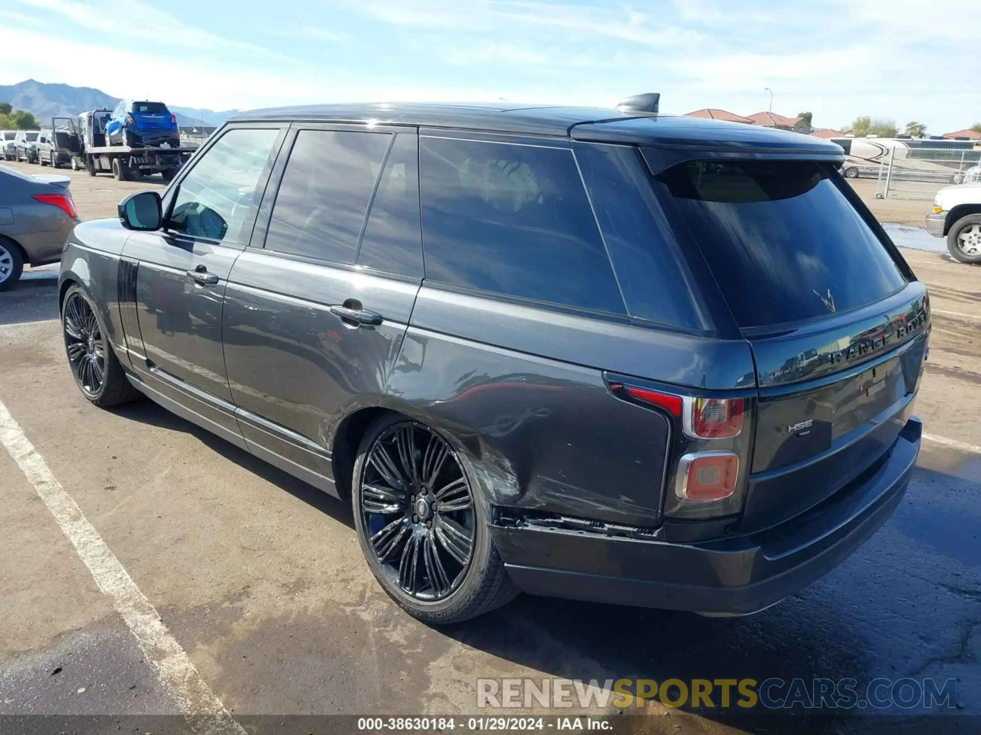 6 fotografías del automóvil dañado SALGS2SE3LA584169 LAND ROVER RANGE ROVER 2020