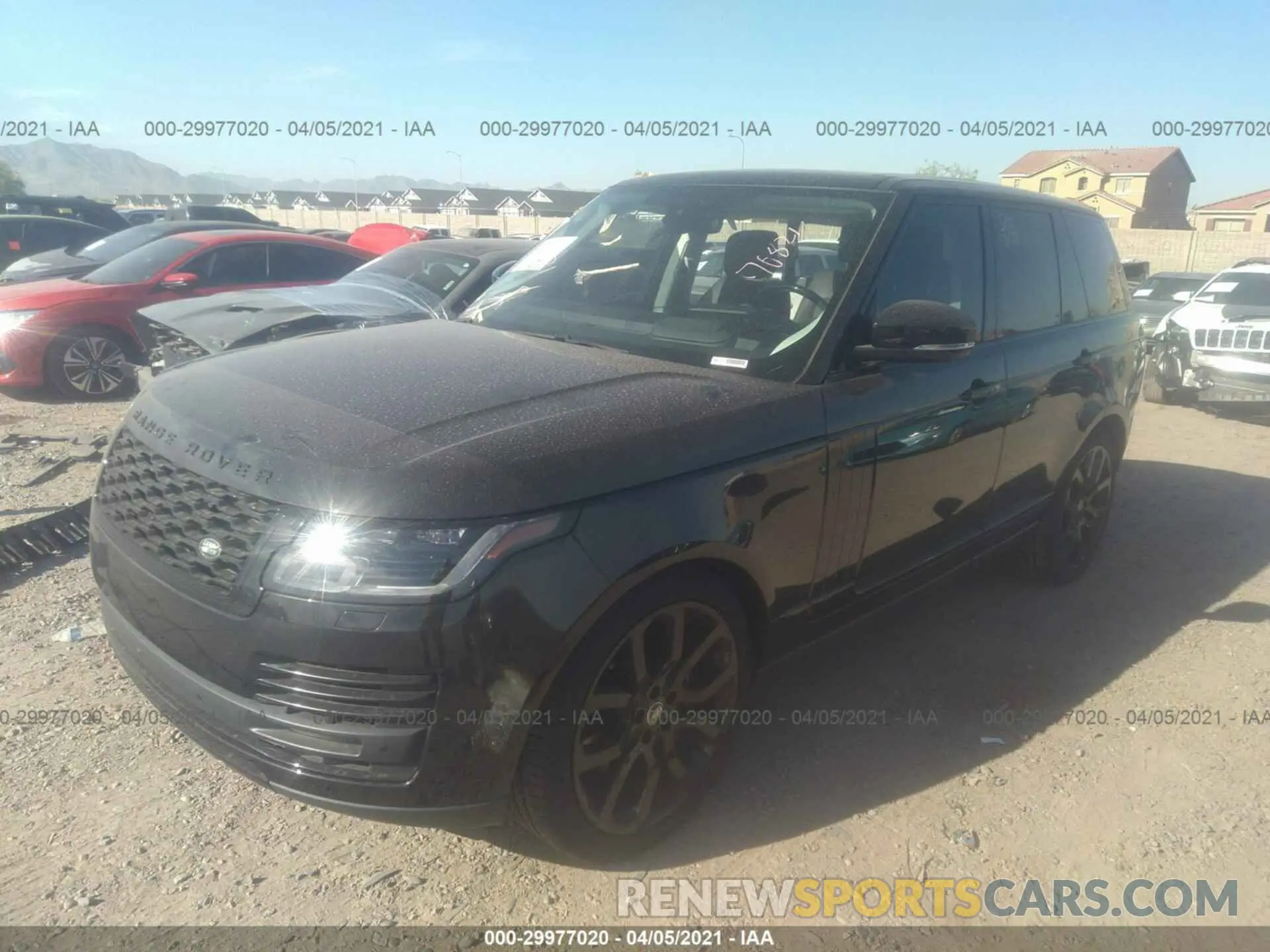 2 fotografías del automóvil dañado SALGS2SE4LA406836 LAND ROVER RANGE ROVER 2020