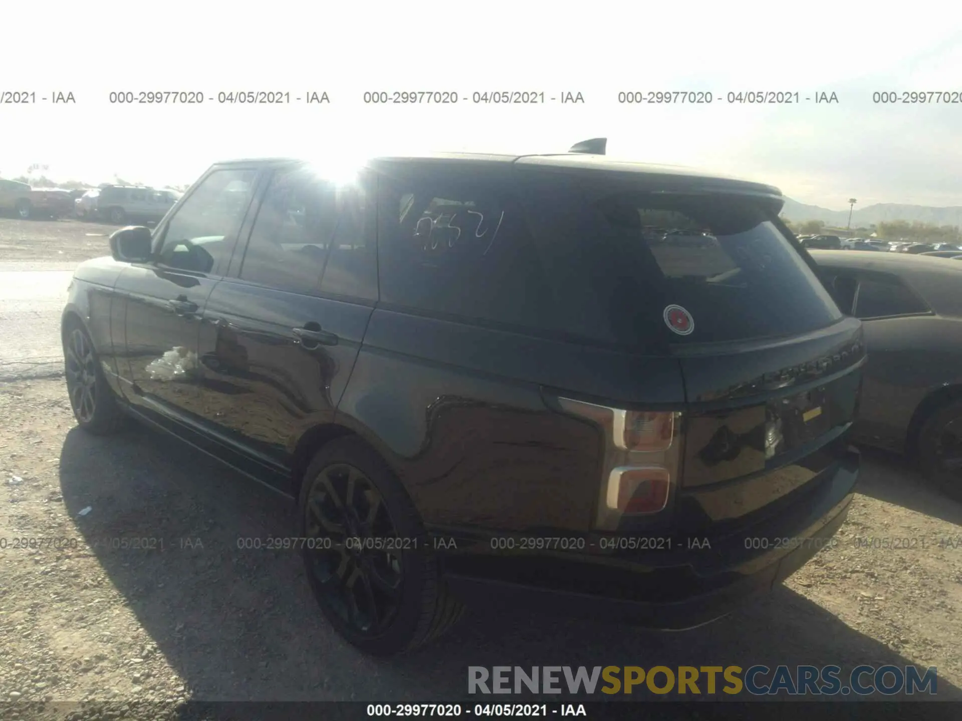 3 fotografías del automóvil dañado SALGS2SE4LA406836 LAND ROVER RANGE ROVER 2020