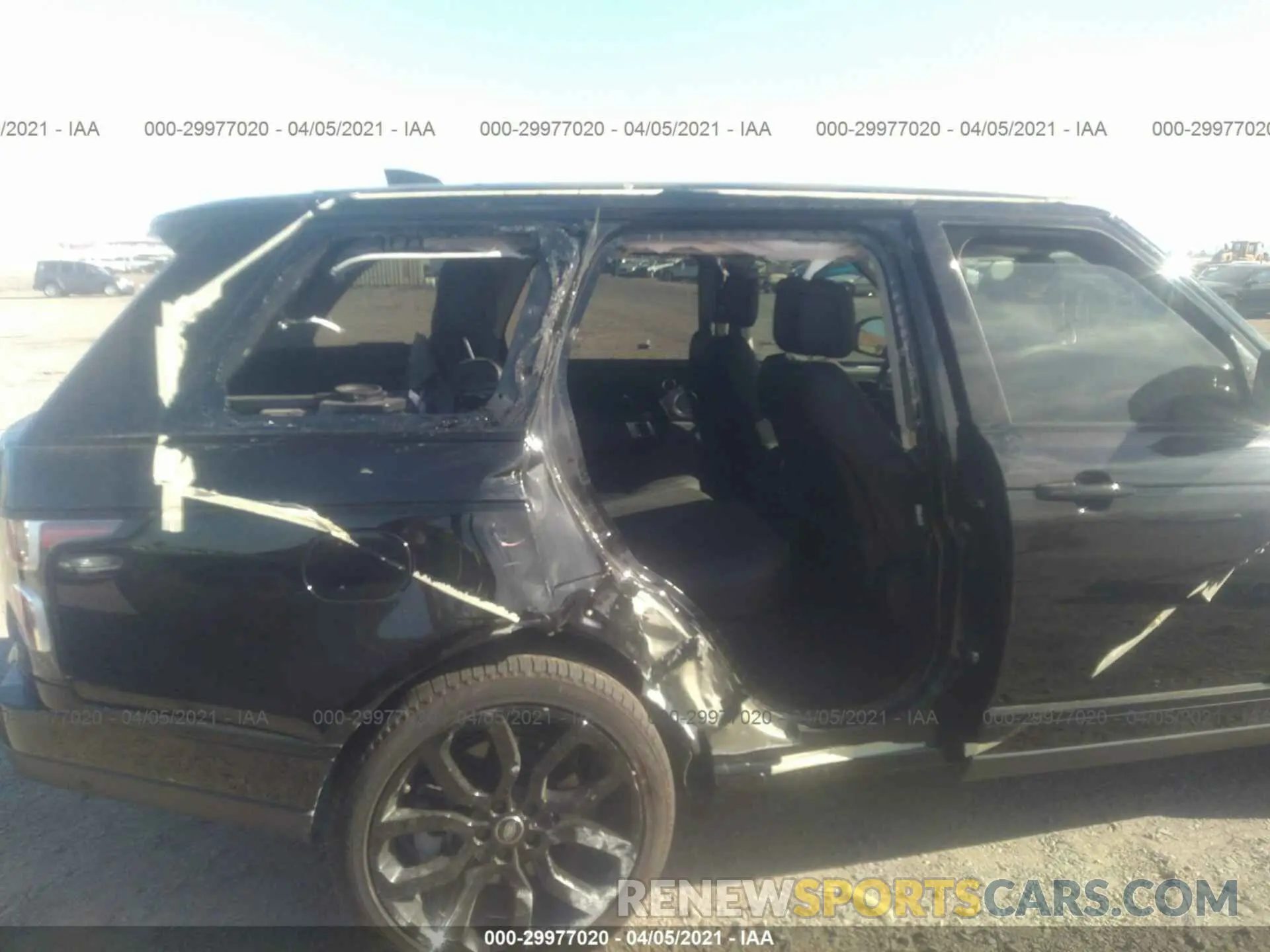 6 fotografías del automóvil dañado SALGS2SE4LA406836 LAND ROVER RANGE ROVER 2020