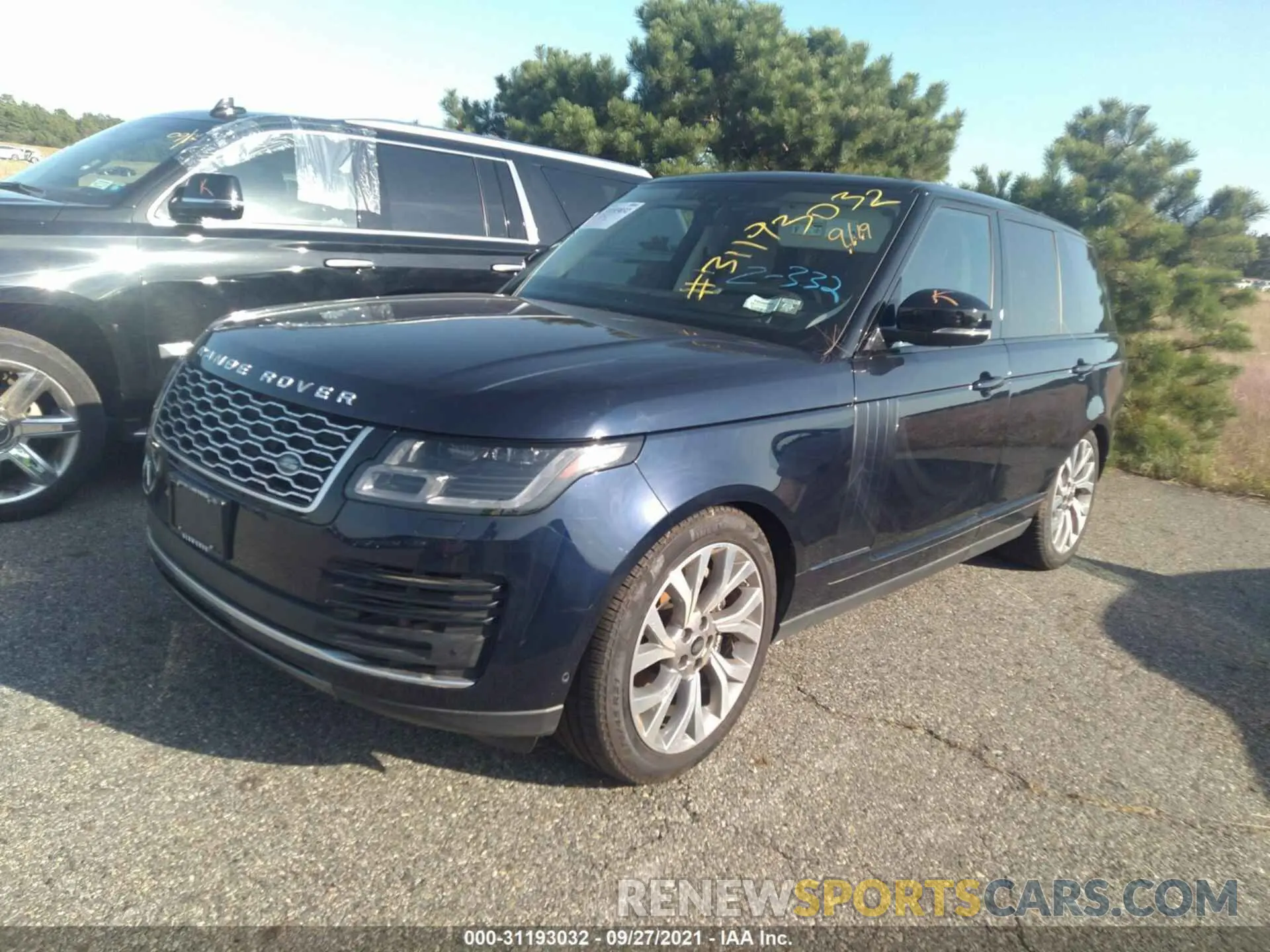 2 fotografías del automóvil dañado SALGS2SE5LA593939 LAND ROVER RANGE ROVER 2020