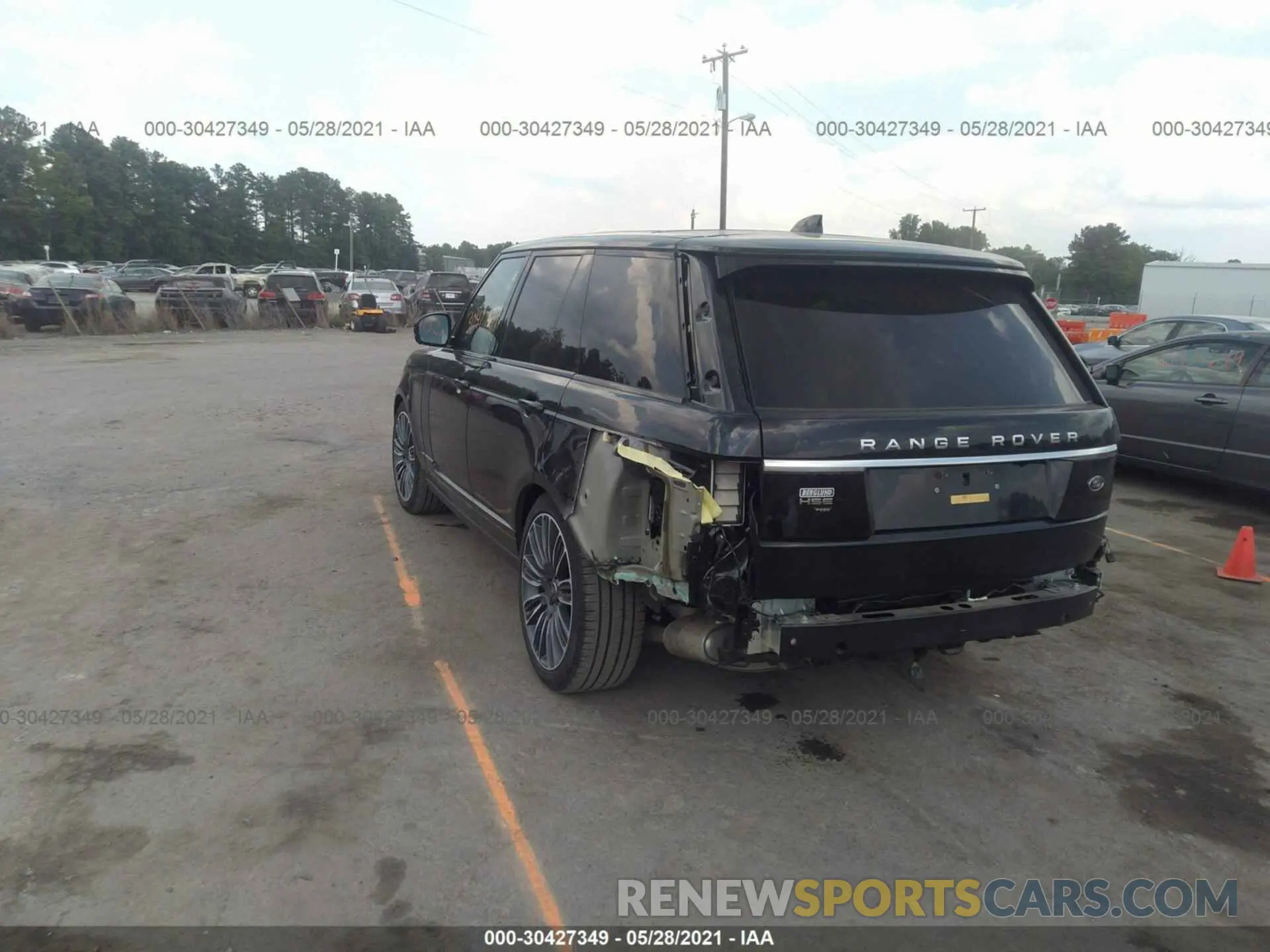 3 fotografías del automóvil dañado SALGS2SE6LA586689 LAND ROVER RANGE ROVER 2020