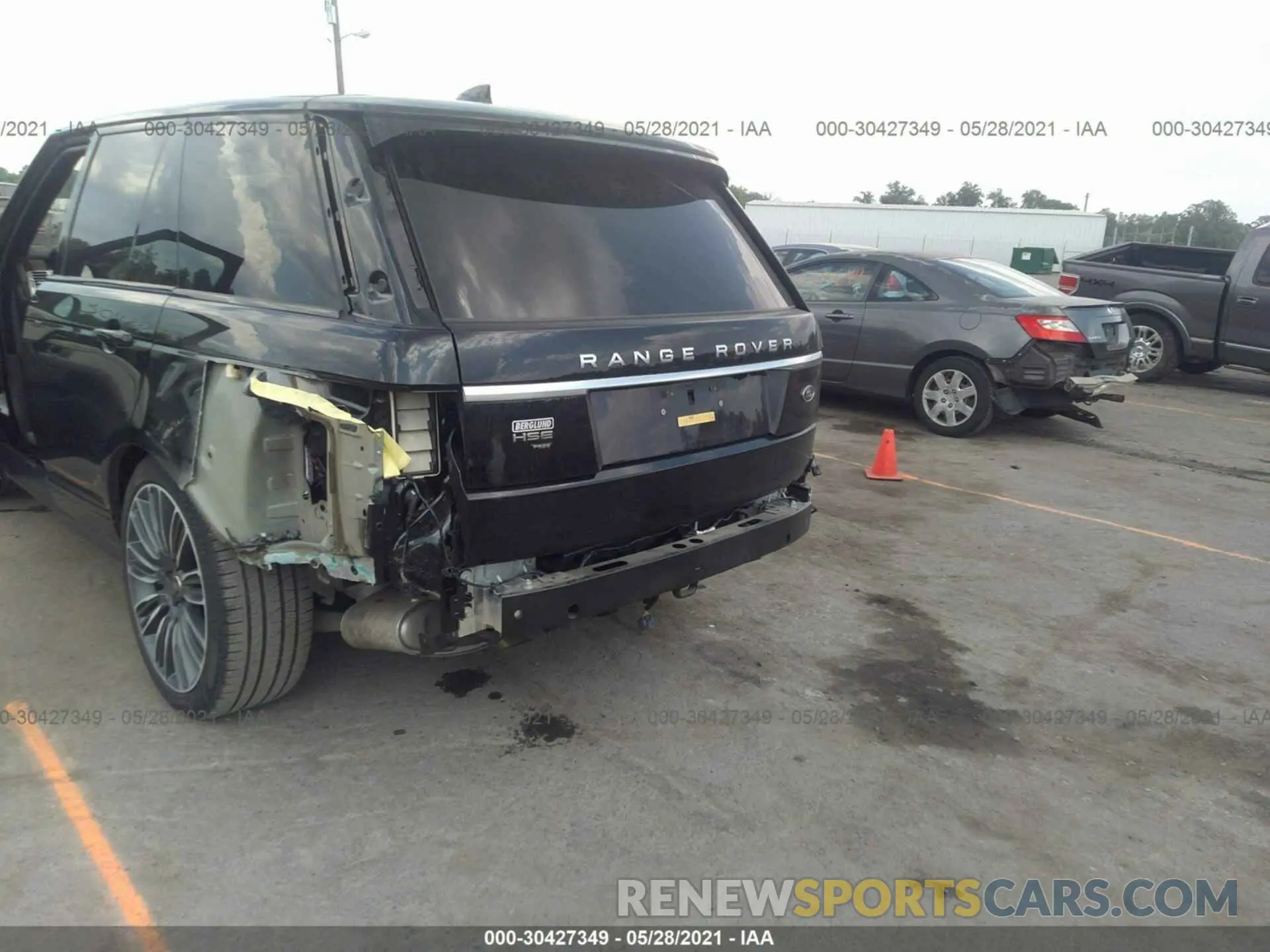 6 fotografías del automóvil dañado SALGS2SE6LA586689 LAND ROVER RANGE ROVER 2020