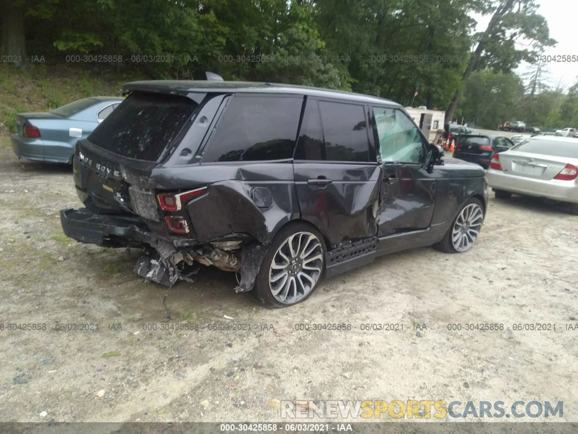 4 fotografías del automóvil dañado SALGS2SE6LA599491 LAND ROVER RANGE ROVER 2020