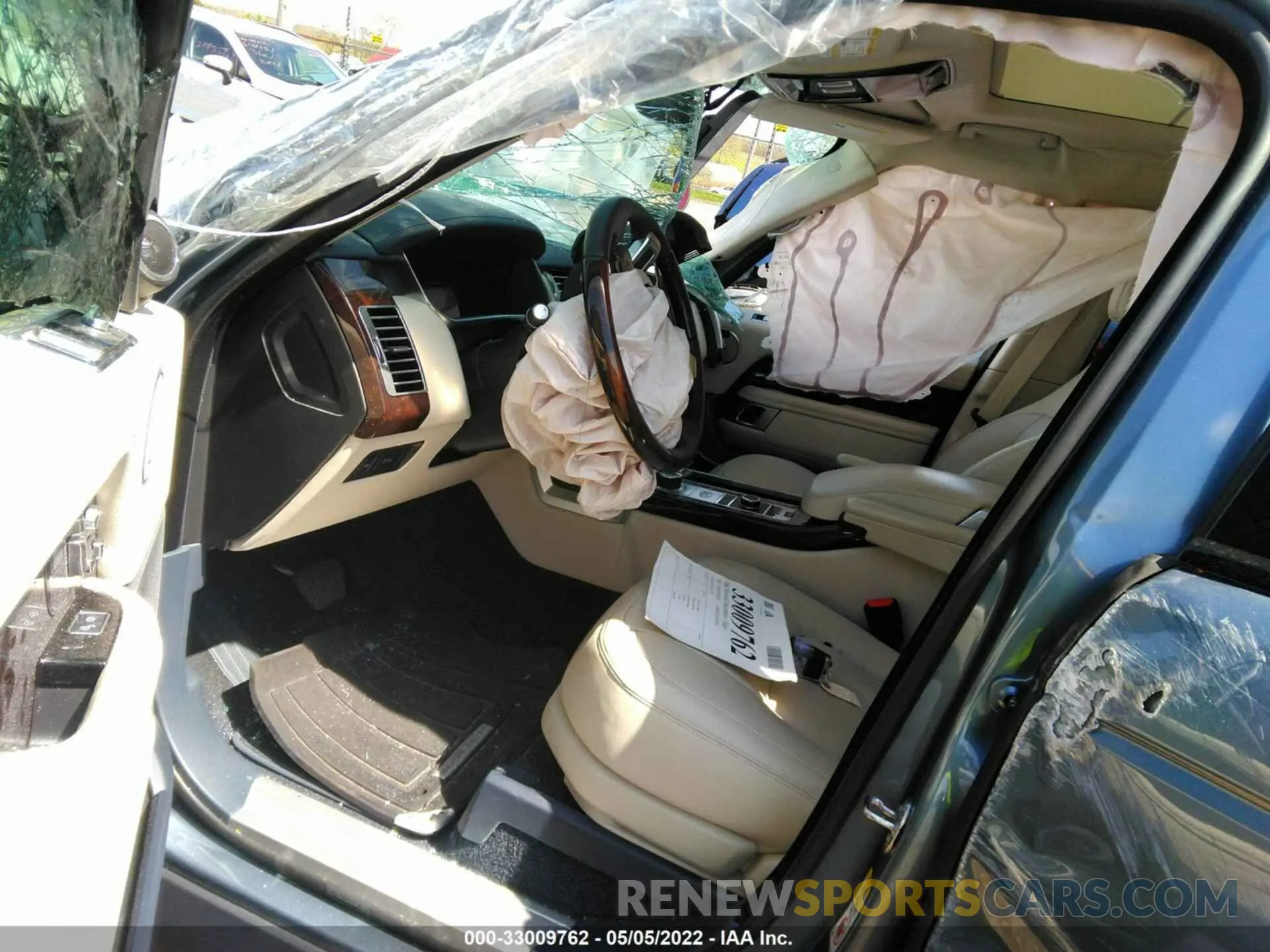 5 fotografías del automóvil dañado SALGS2SE9LA592356 LAND ROVER RANGE ROVER 2020