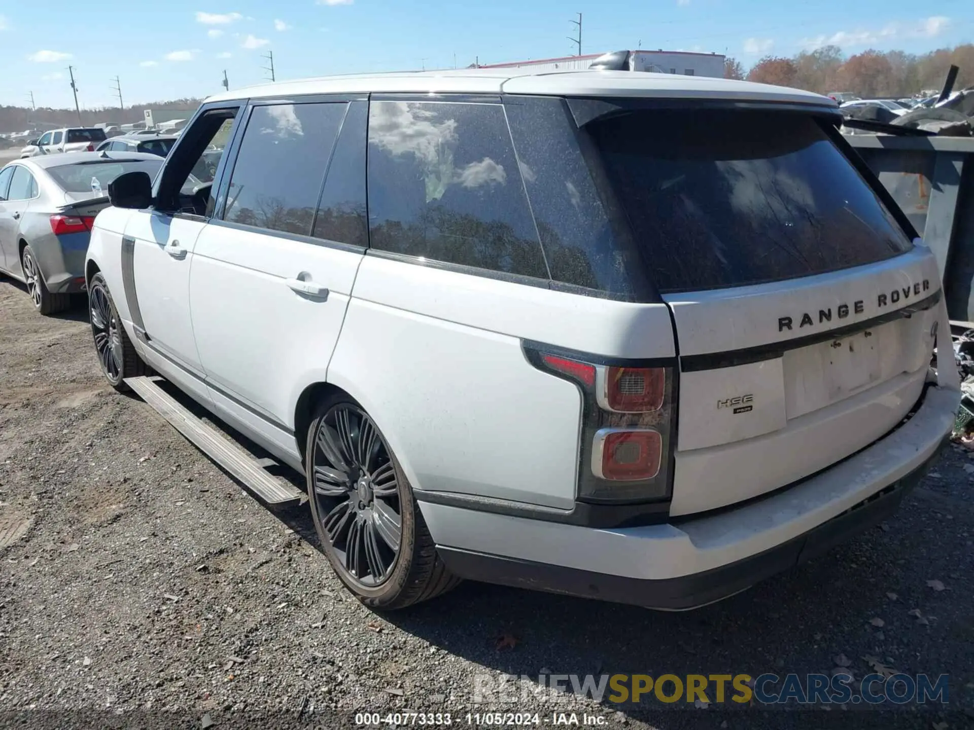 3 fotografías del automóvil dañado SALGS5SE7LA571328 LAND ROVER RANGE ROVER 2020
