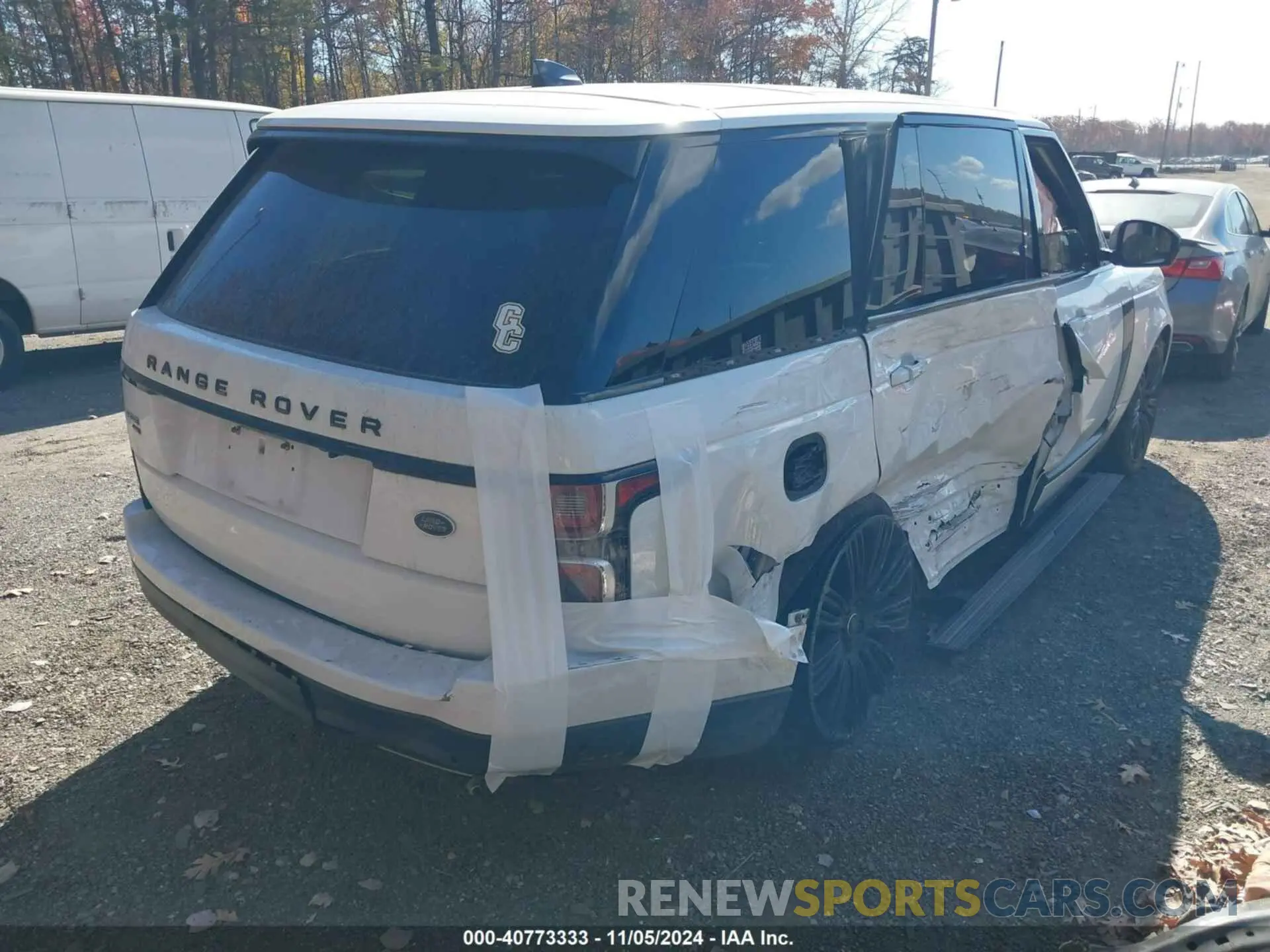 4 fotografías del automóvil dañado SALGS5SE7LA571328 LAND ROVER RANGE ROVER 2020