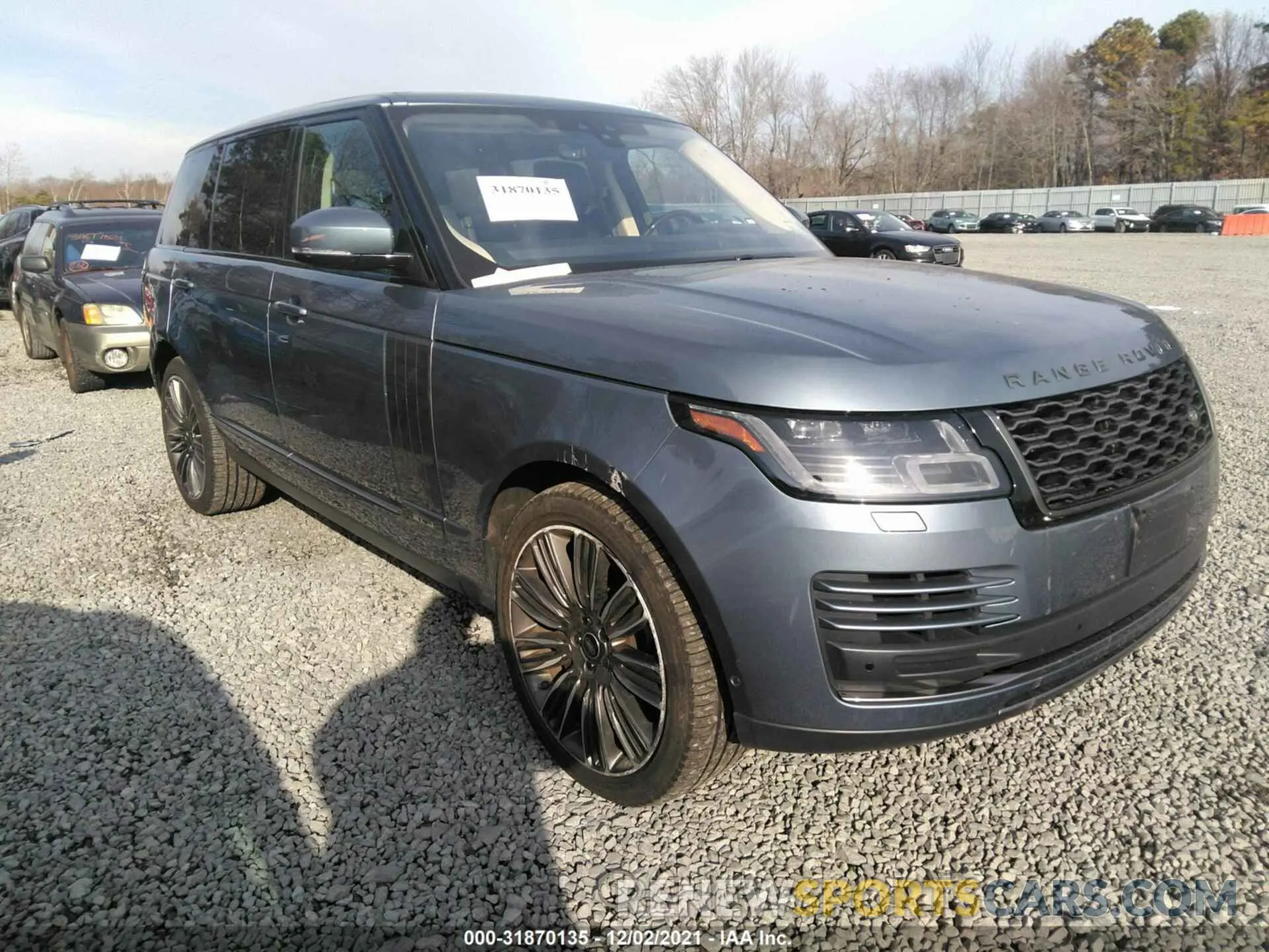 1 fotografías del automóvil dañado SALGS5SE8LA409479 LAND ROVER RANGE ROVER 2020
