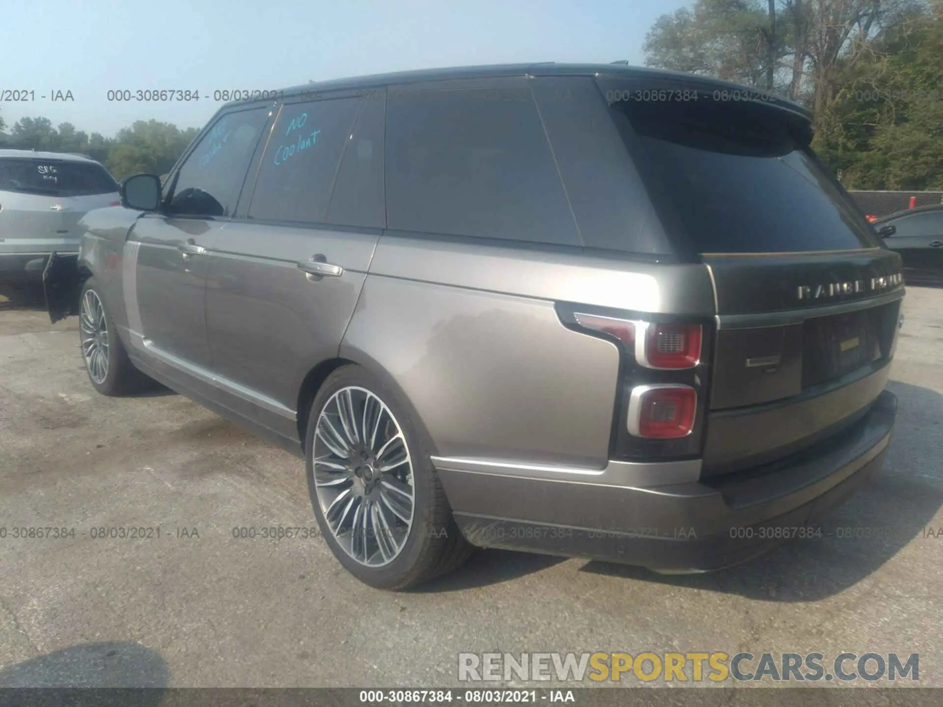 3 fotografías del automóvil dañado SALGV2SE1LA579351 LAND ROVER RANGE ROVER 2020