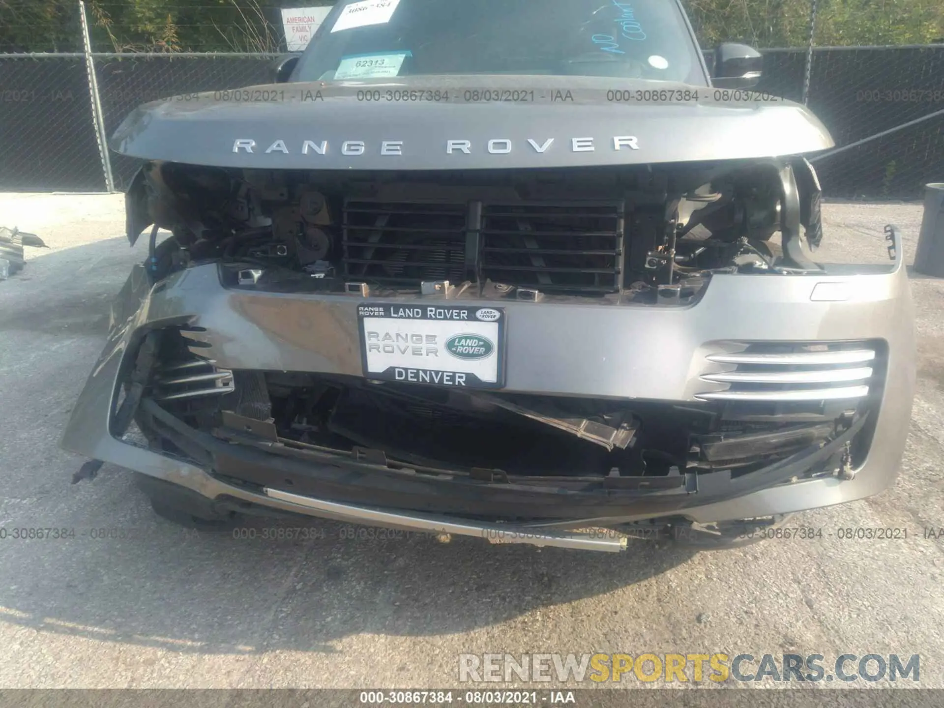 6 fotografías del automóvil dañado SALGV2SE1LA579351 LAND ROVER RANGE ROVER 2020
