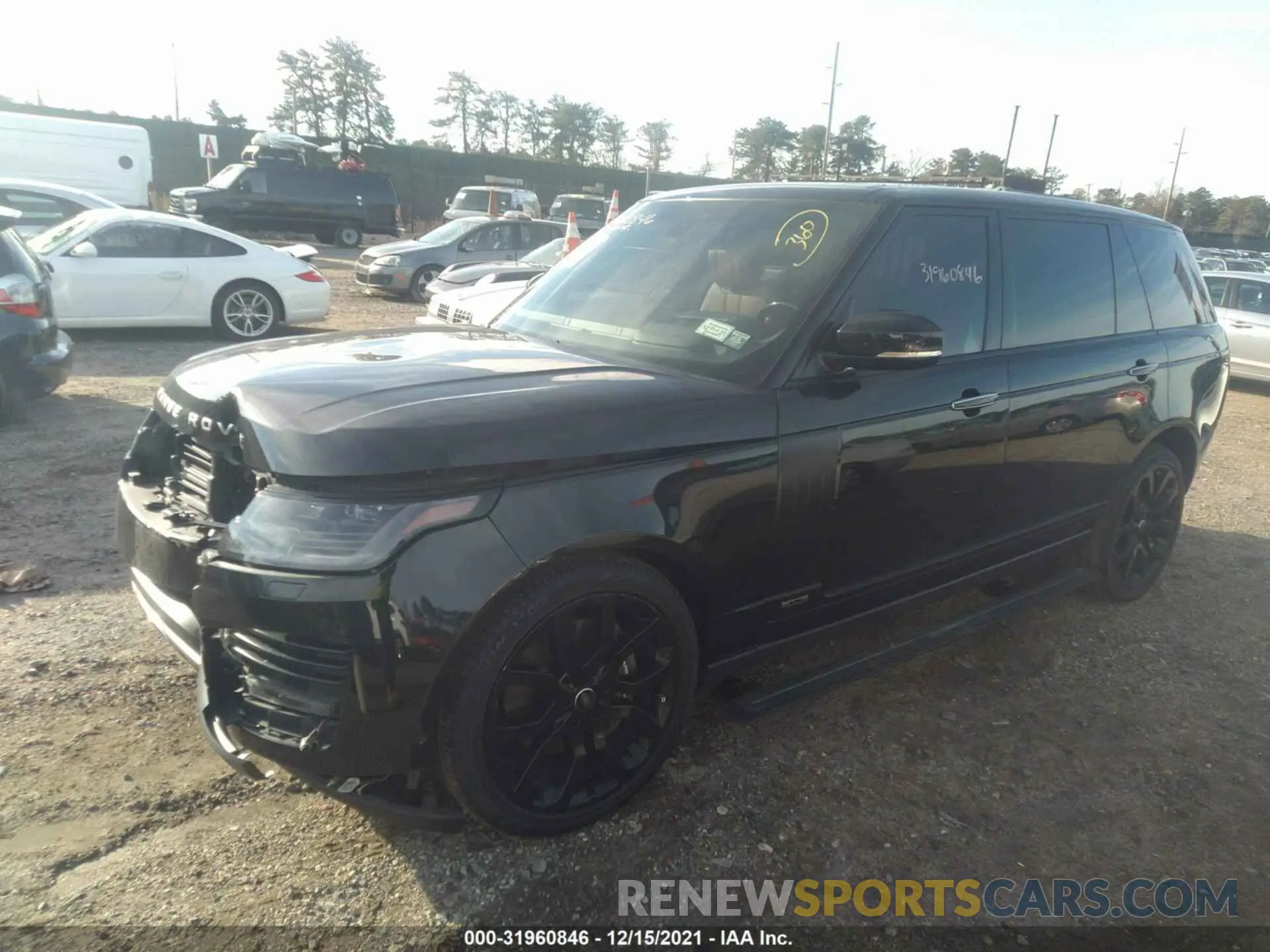 2 fotografías del automóvil dañado SALGV5SE5LA583811 LAND ROVER RANGE ROVER 2020